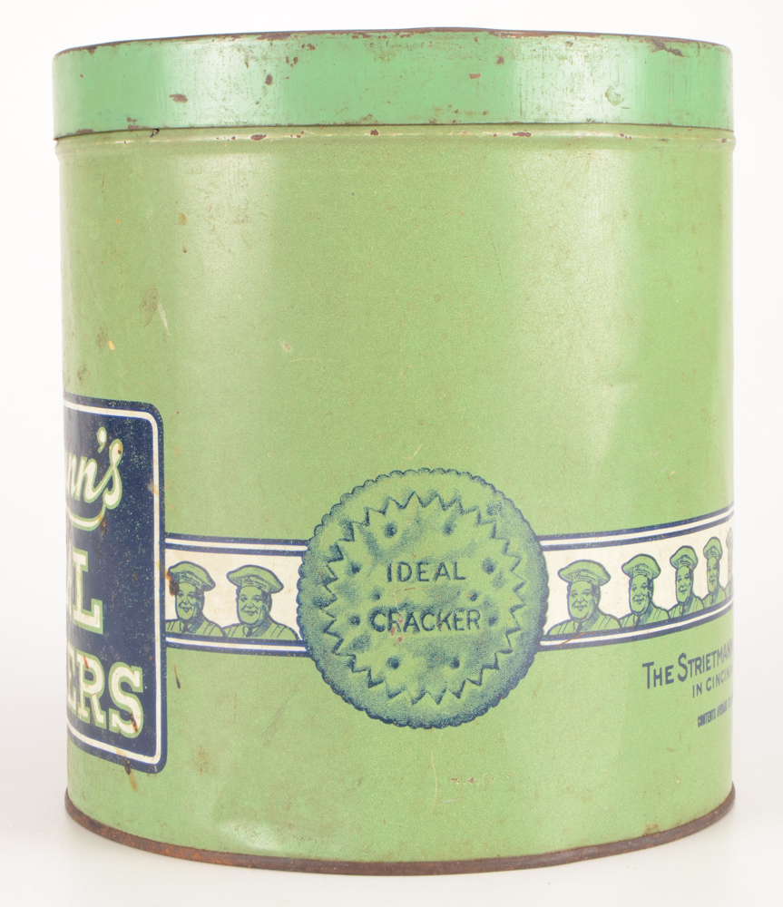 1930s "Strietmann Biscuit Company" Heekin Cincinnati Cracker Tin