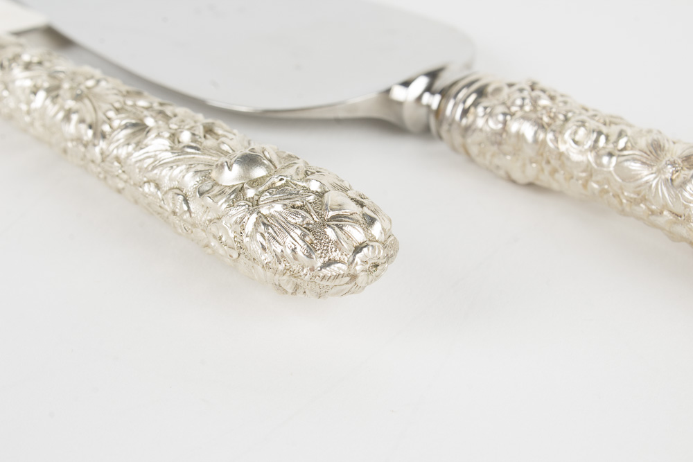 Kirk Stieff "Repoussé" Sterling Silver Serving Utensils