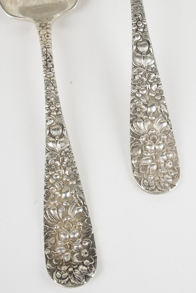 Kirk Stieff "Repoussé" Sterling Silver Serving Utensils
