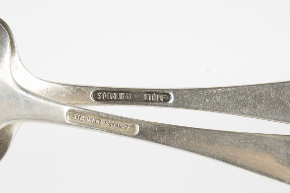 Kirk Stieff "Repoussé" Sterling Silver Serving Utensils