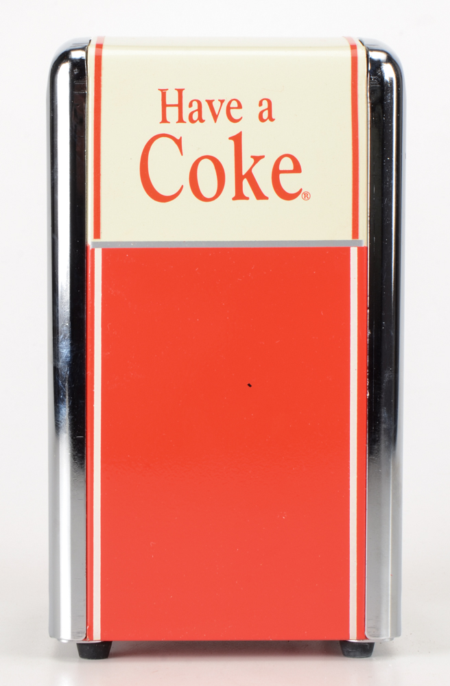 1992 "Coca-Cola" Jukebox Napkin Dispenser In Box
