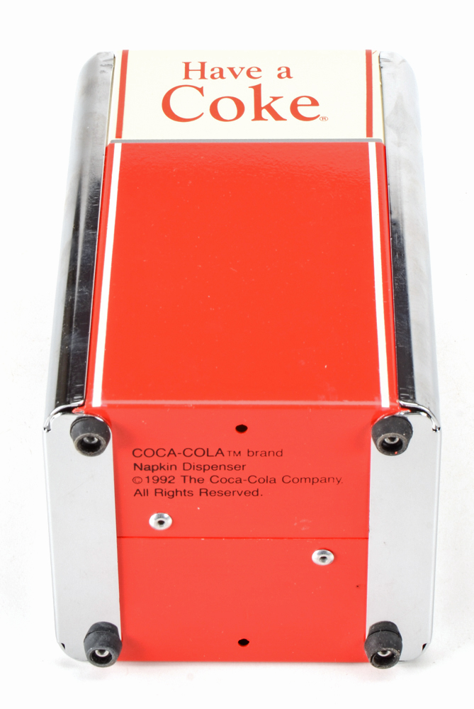 1992 "Coca-Cola" Jukebox Napkin Dispenser In Box
