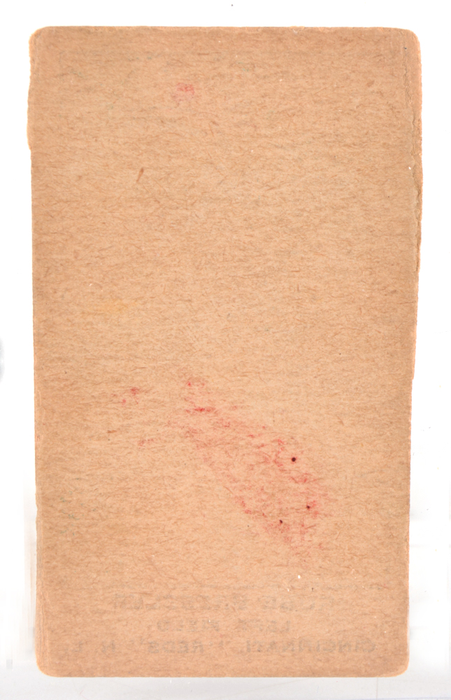 Circa 1920s Rube Bressler "Strip" Baseball Card