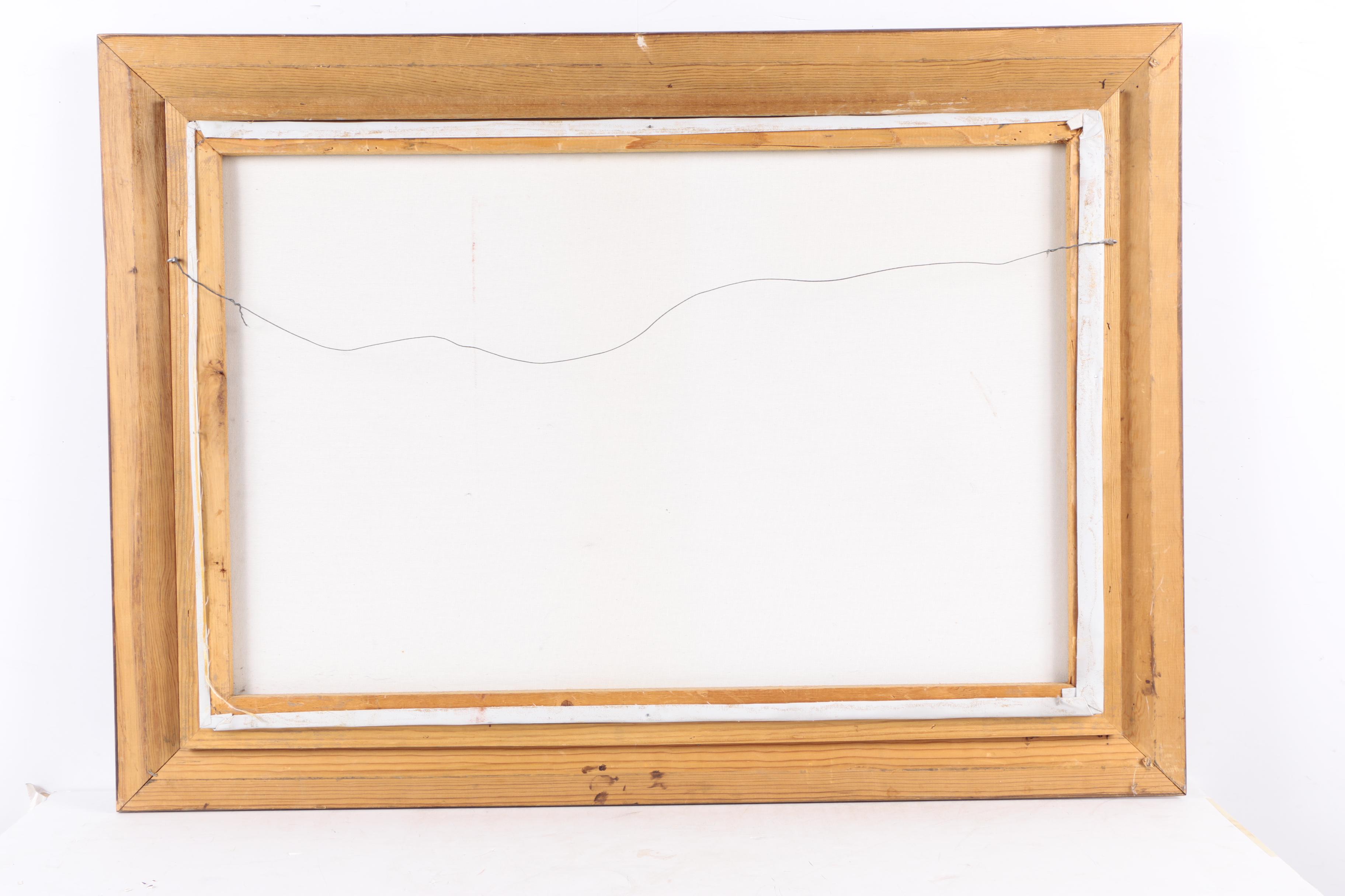 K. Wilson Oil Painting on Canvas of Seascape with Beach and Lighthouse