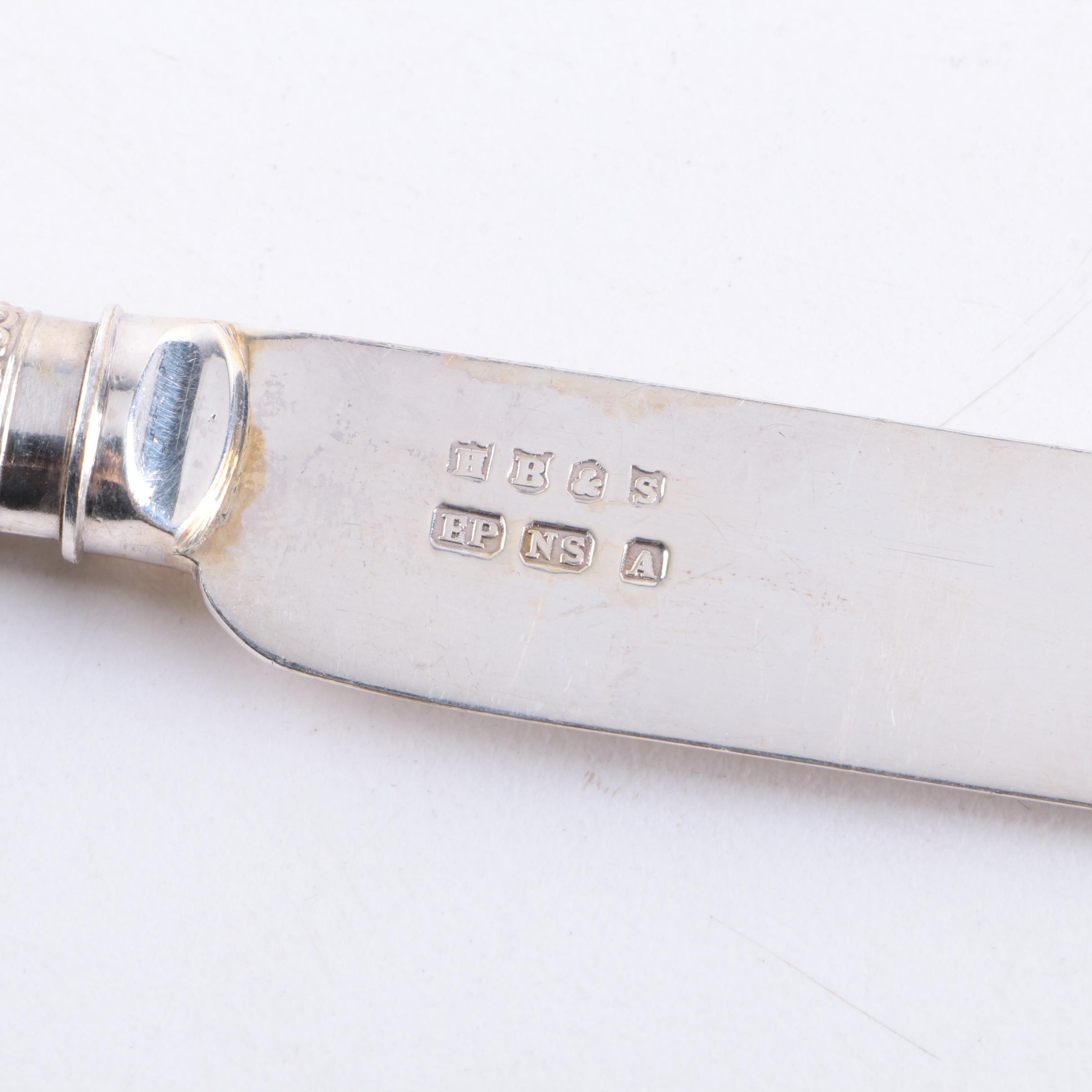 Silver Plate and Mother of Pearl Handled Forks and Knives