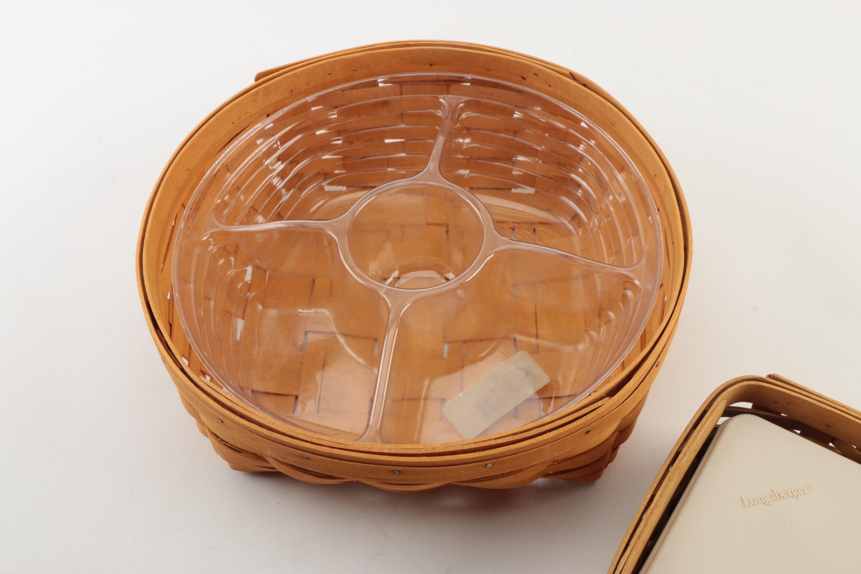 Longaberger Baskets with Plastic Liners EBTH