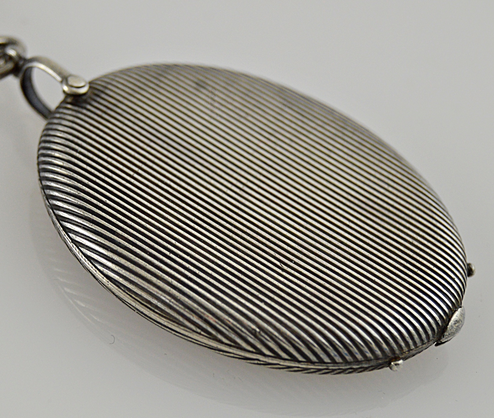 Vintage 800 Silver Pendant with Sterling Silver Chain Necklace