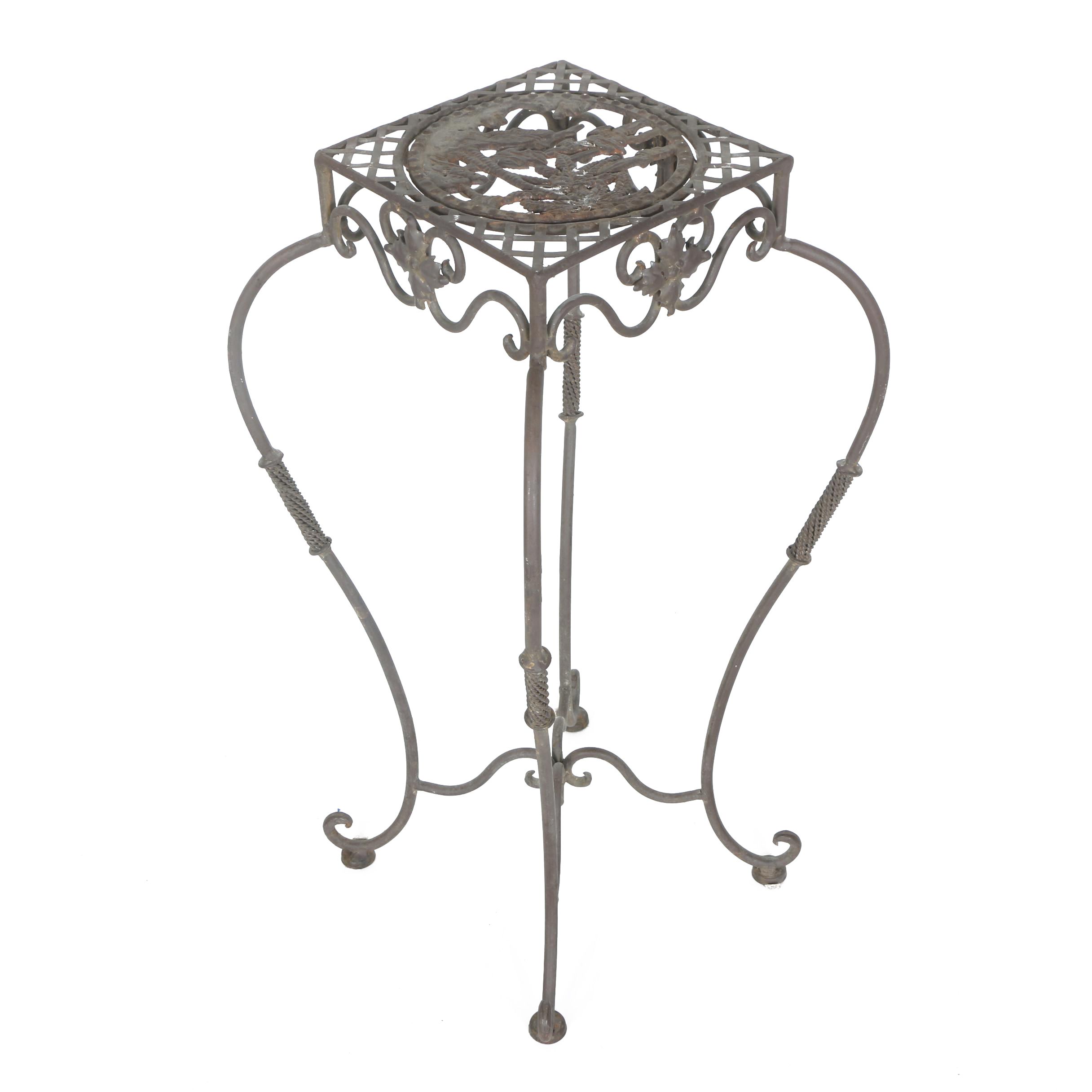Wrought Iron Plant Stand