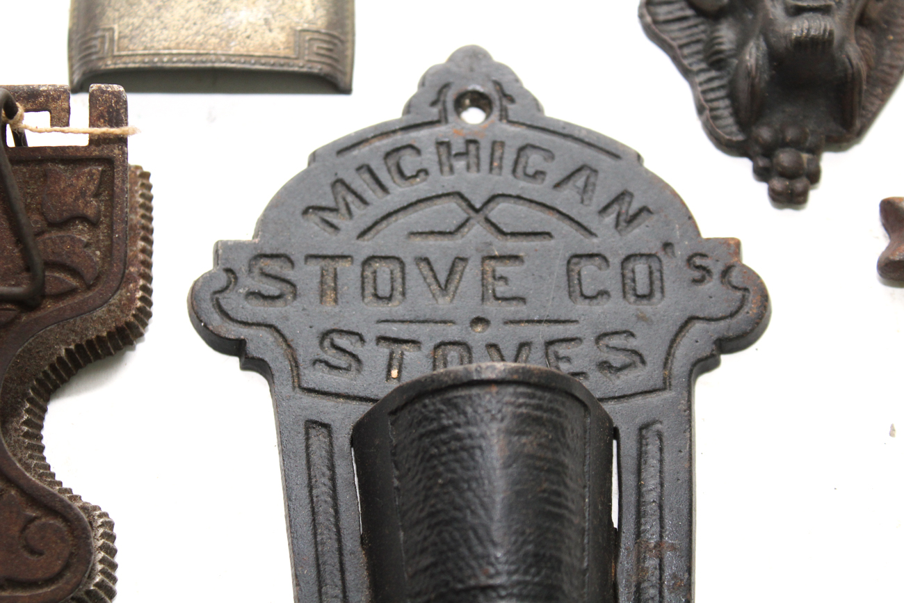 Vintage Cast Iron Match Holders