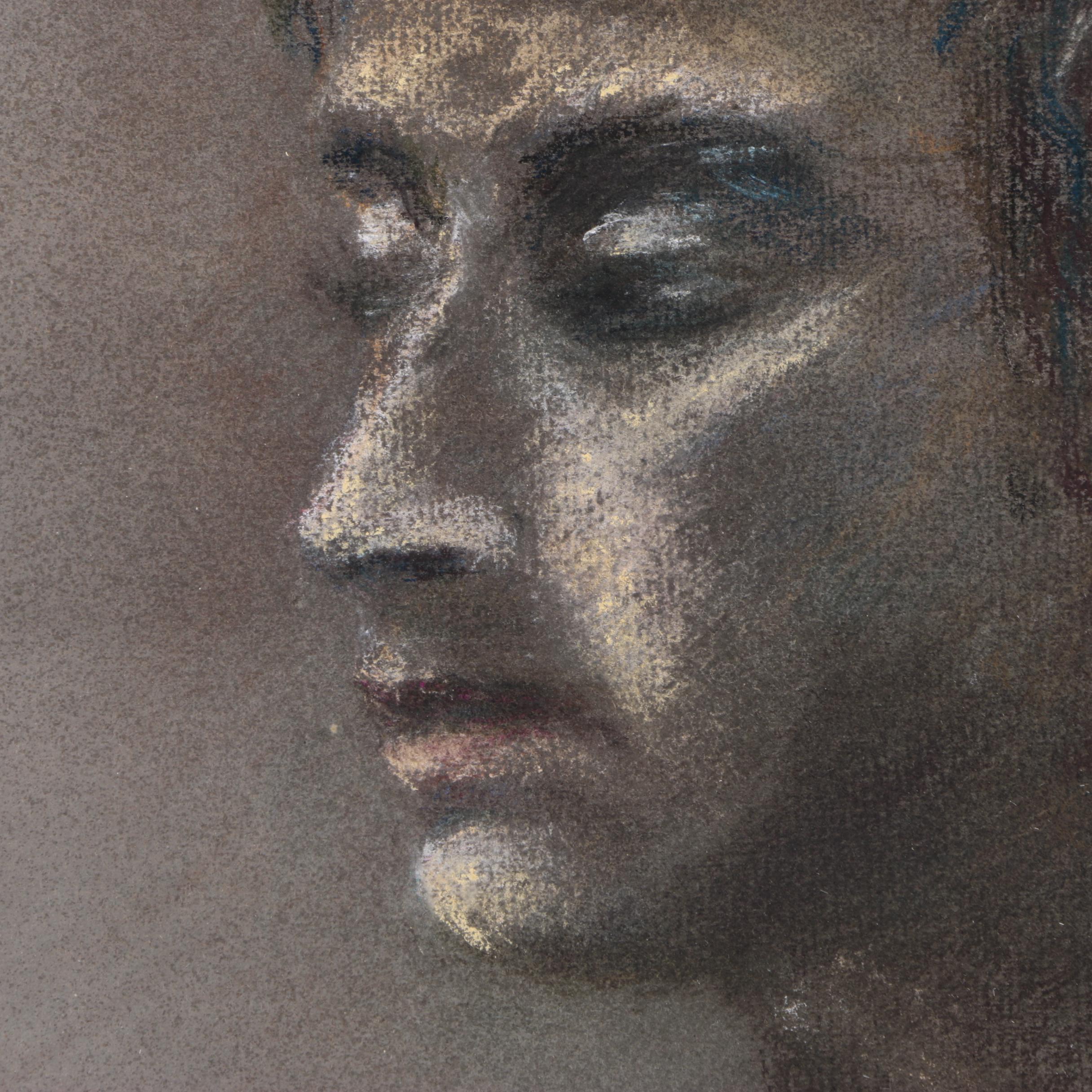 Eloe Woolf-Laiken Pastel Portrait "Sara"