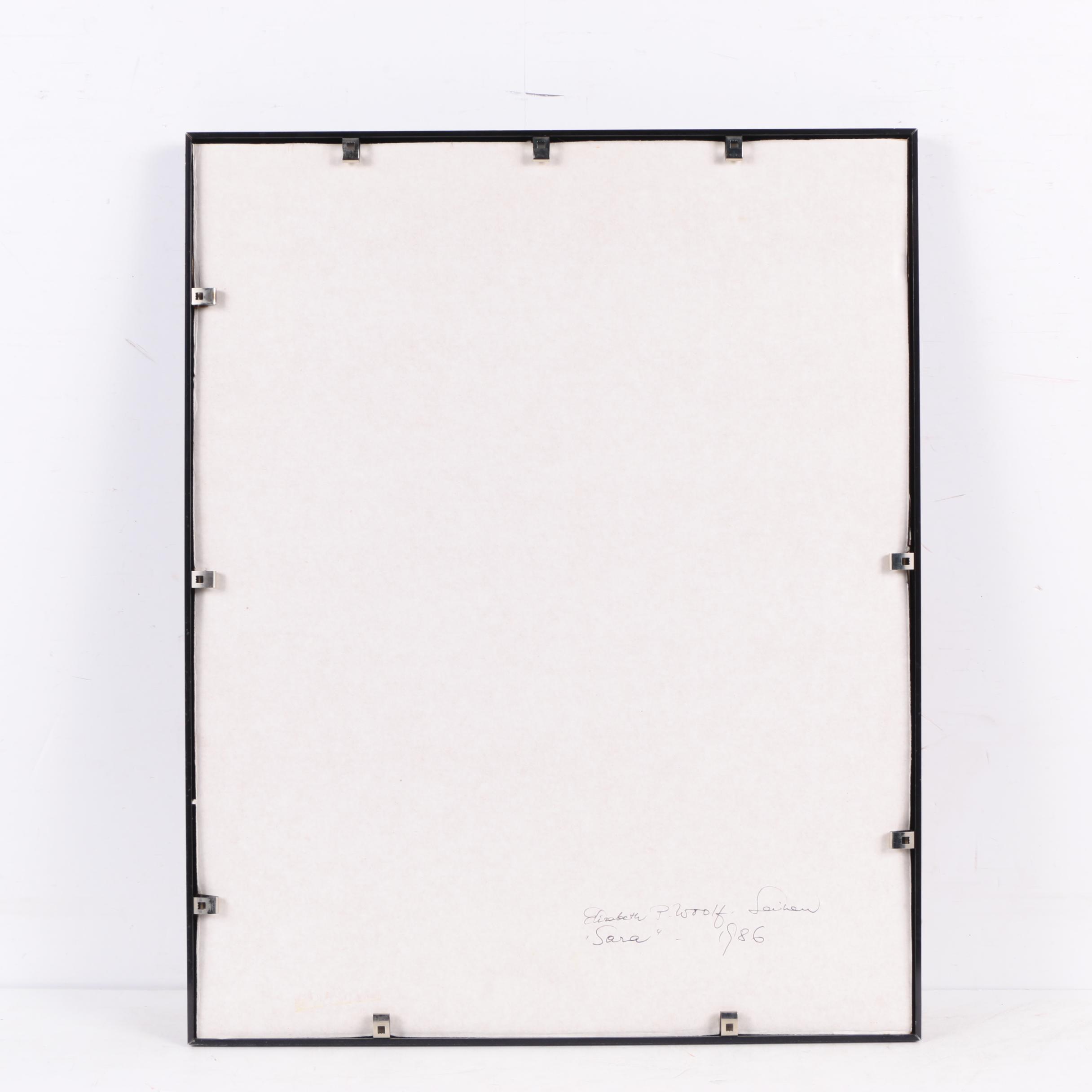 Eloe Woolf-Laiken Pastel Portrait "Sara"