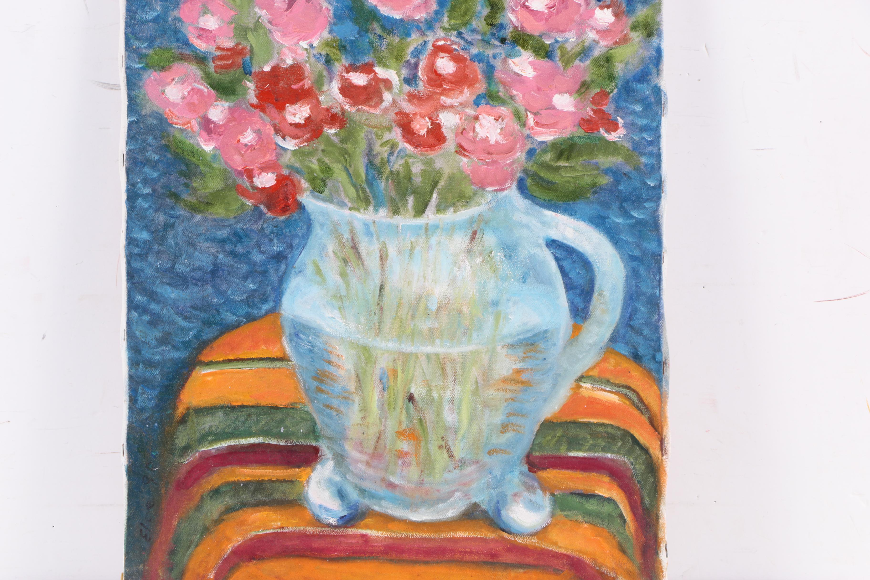 Eloe Woolf-Laiken Oil Painting "Glass Pitcher"