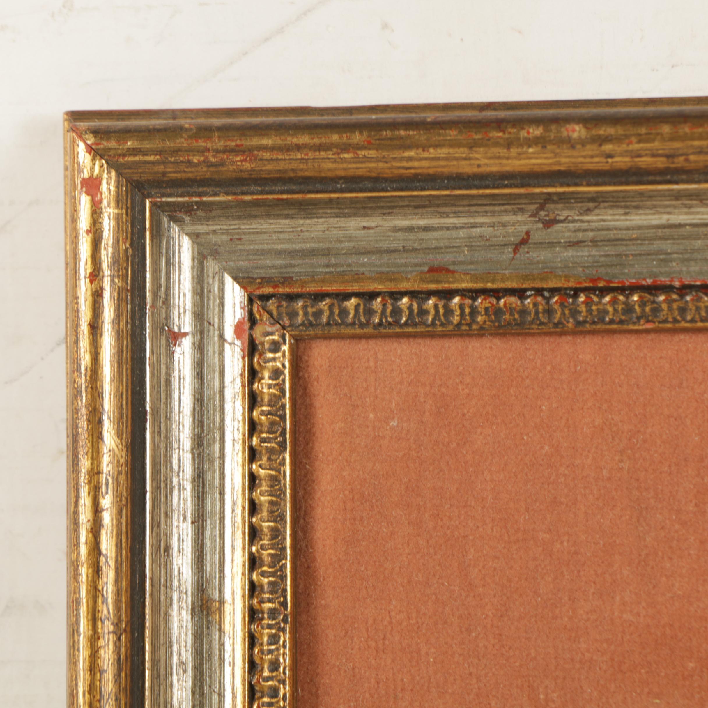 Gouache Painting of Flowers on Porcelain