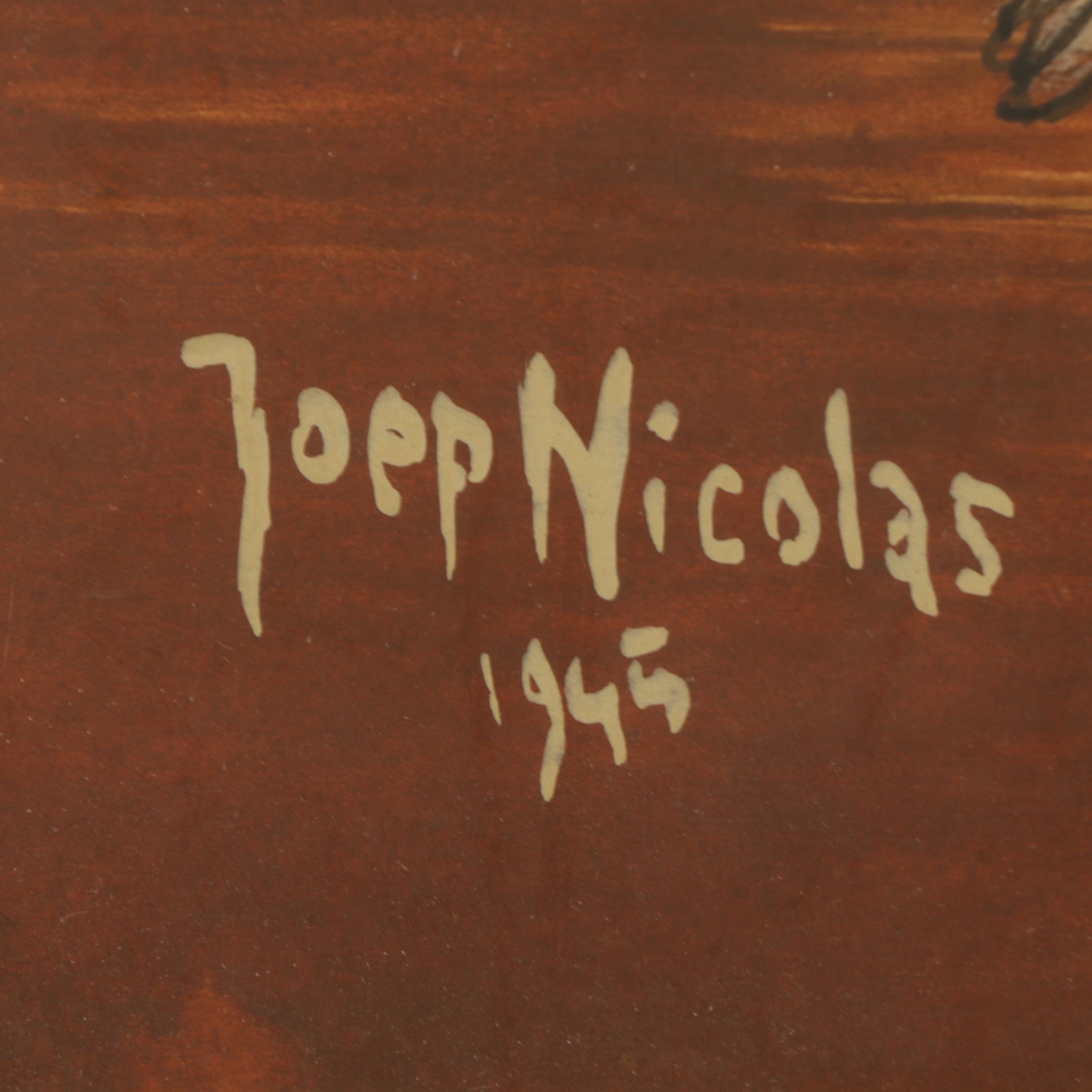 Joep Nicolas Oil Painting of Christ Carrying the Cross