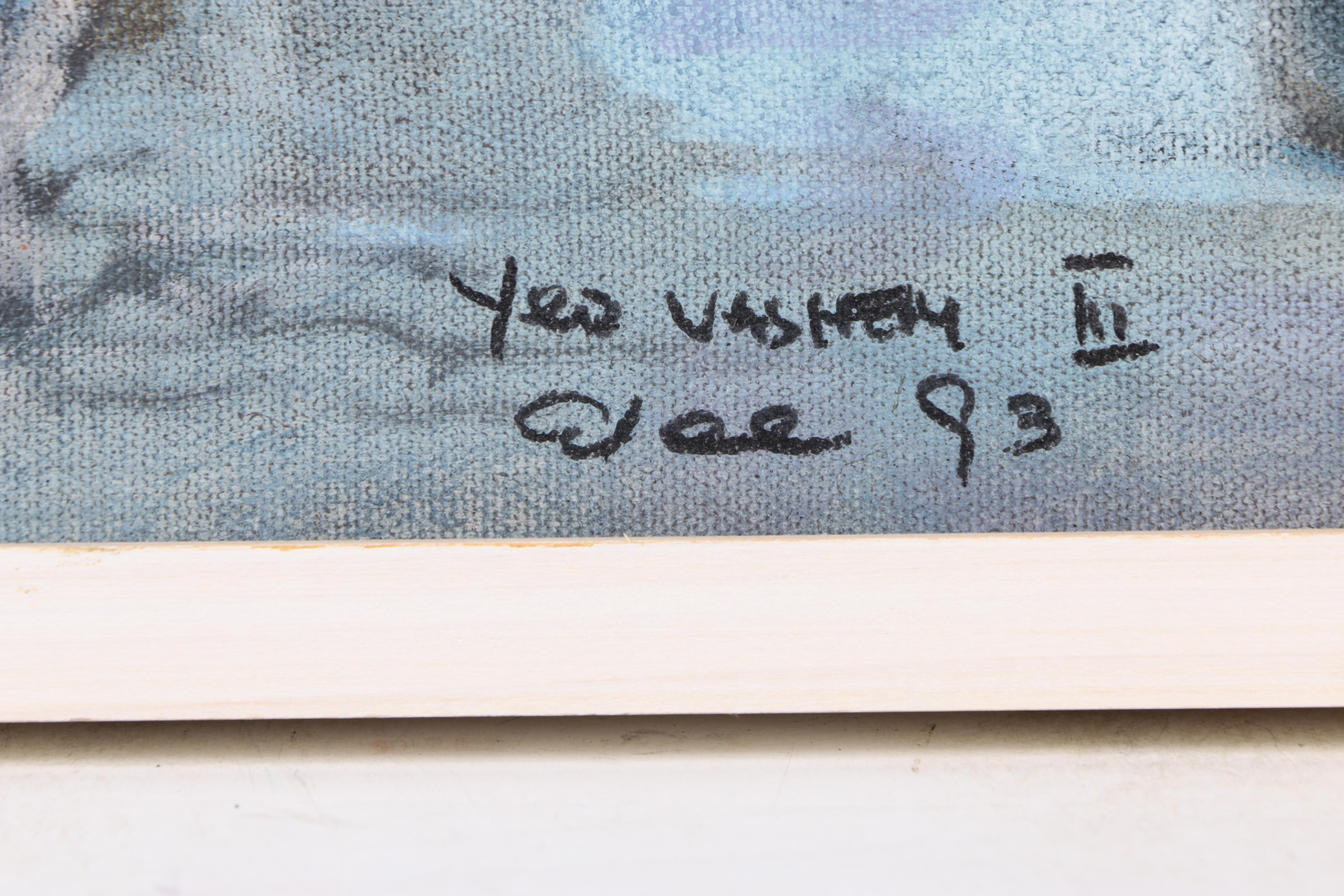 Eloe Woolf-Laiken Oil Painting "Arbeit Macht Frei"