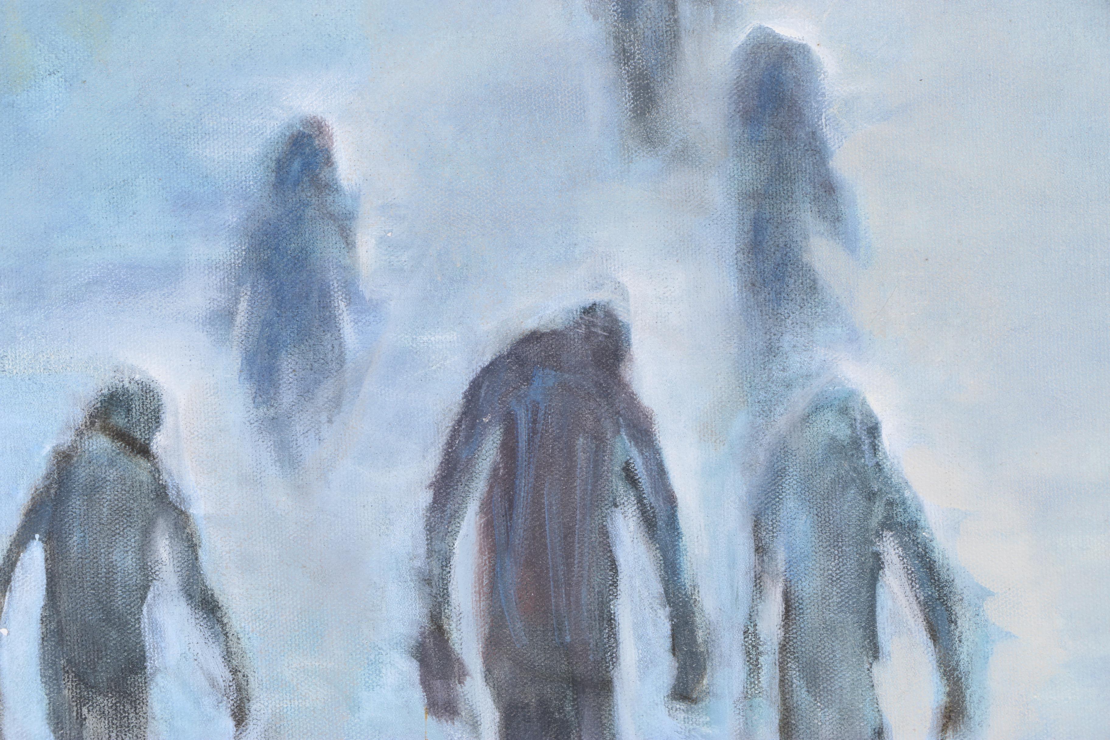 Eloe Woolf-Laiken Oil Painting "Arbeit Macht Frei"