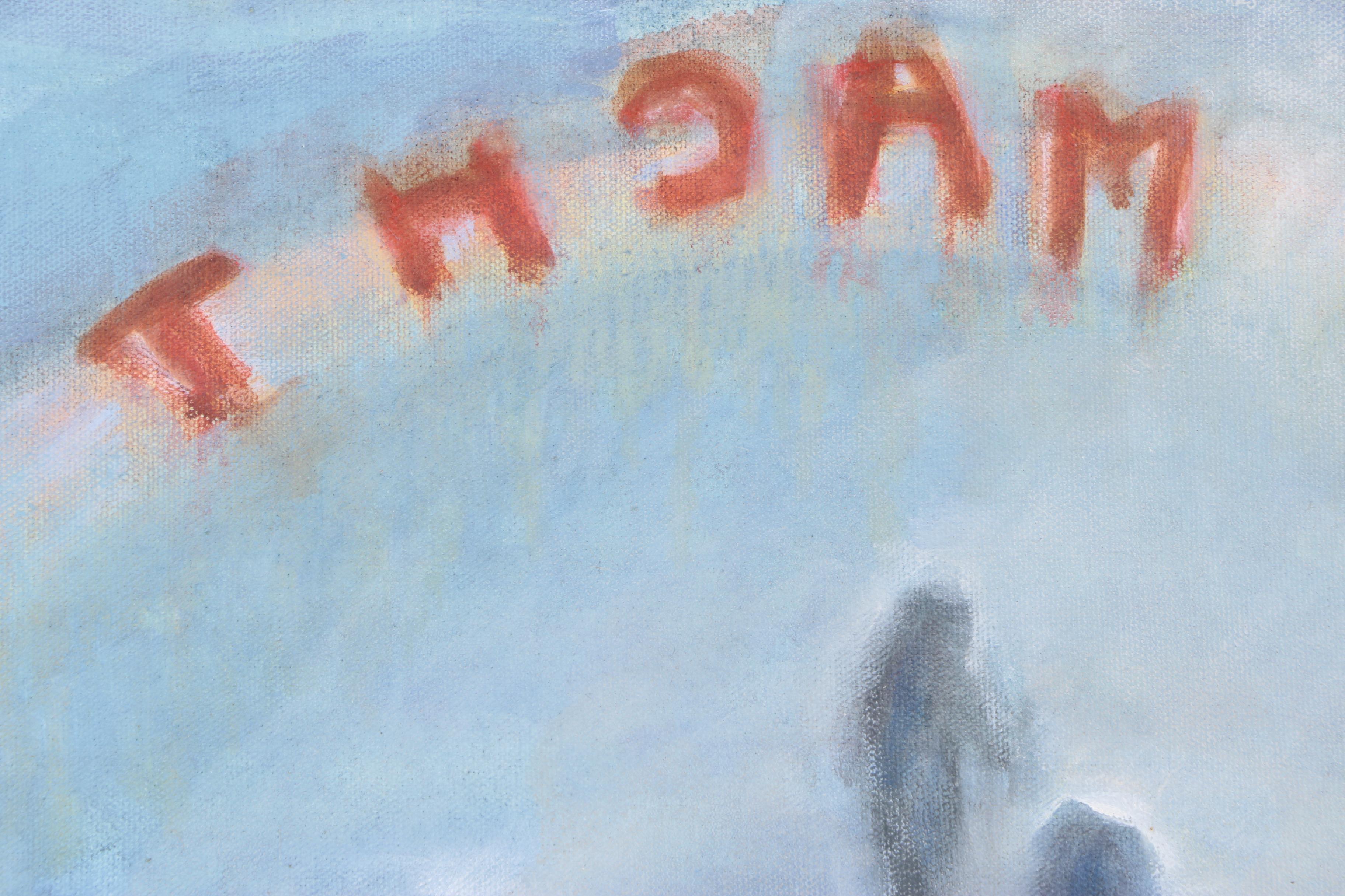 Eloe Woolf-Laiken Oil Painting "Arbeit Macht Frei"