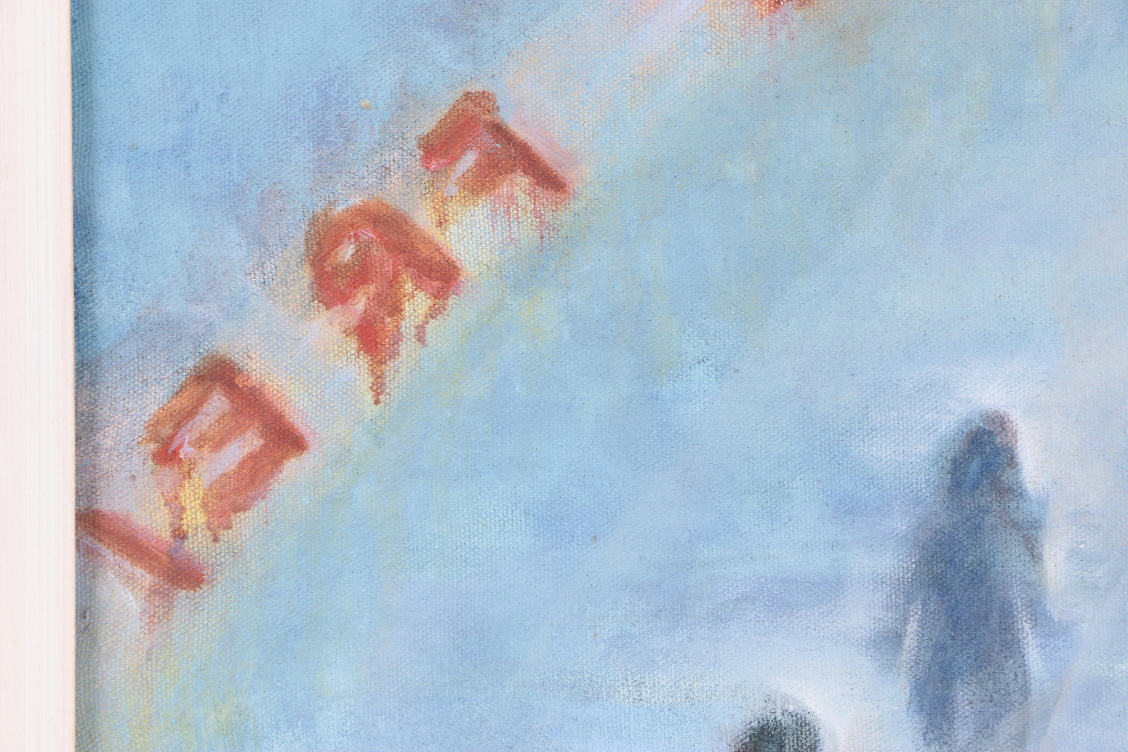 Eloe Woolf-Laiken Oil Painting "Arbeit Macht Frei"