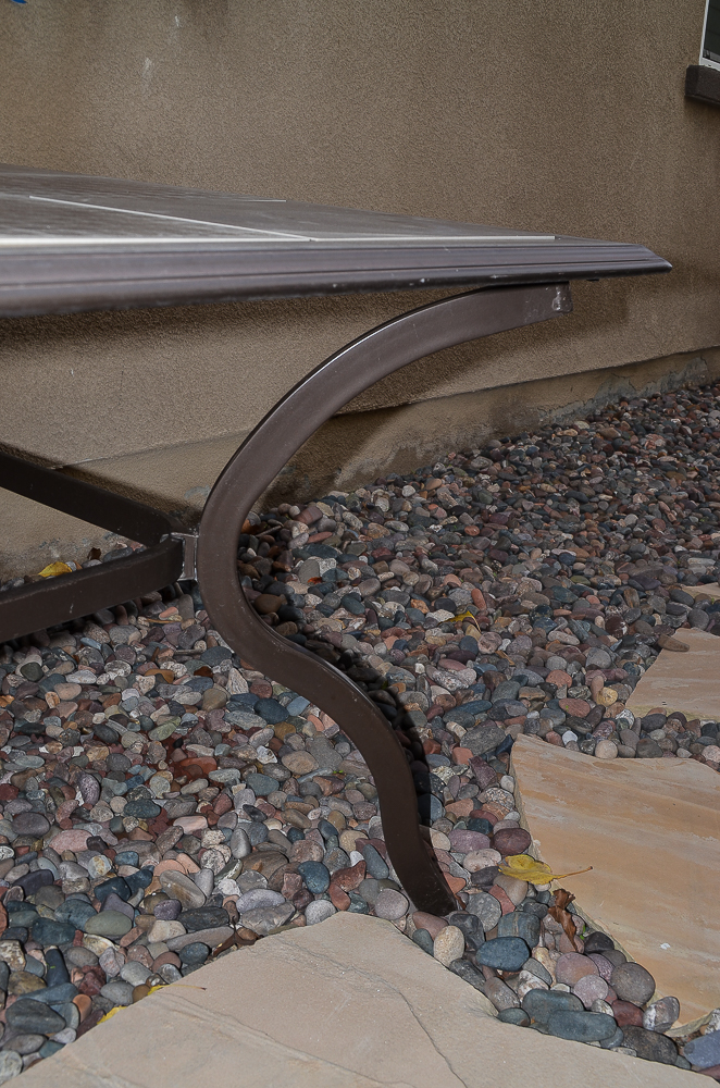 Martha Stewart Living Outdoor Dining Table with Ceramic Tile Top