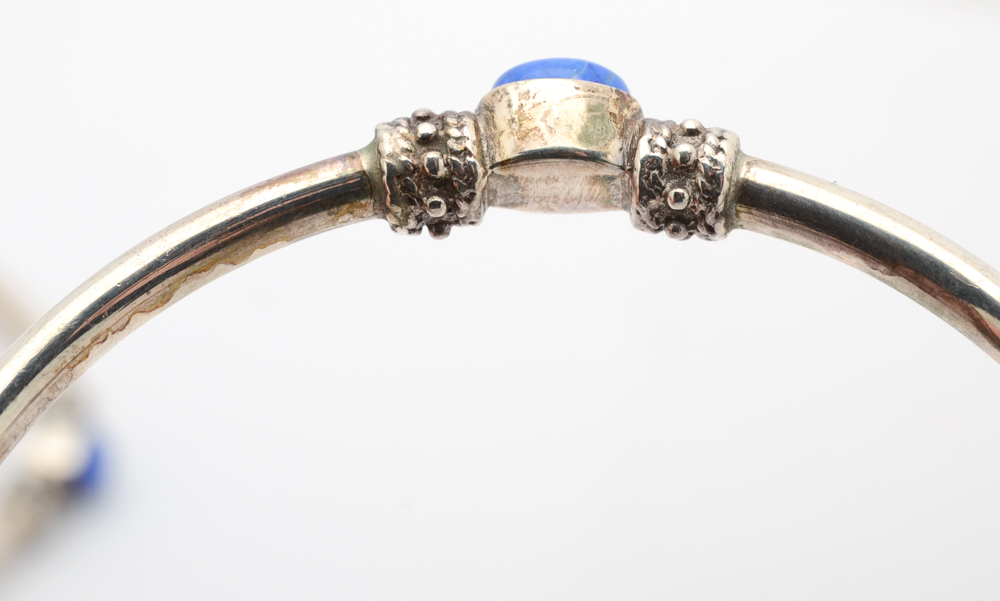 Sterling Silver "Harmony of Three" Stacking Bracelets