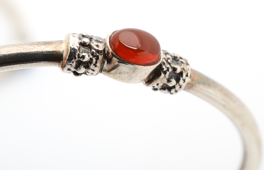 Sterling Silver "Harmony of Three" Stacking Bracelets