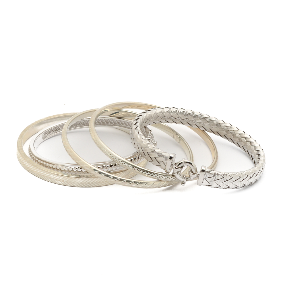 Sterling Silver Fashion Bracelets