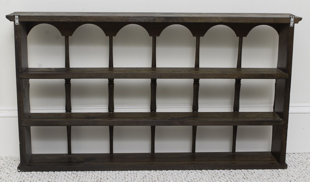 Wooden Display Wall Shelf