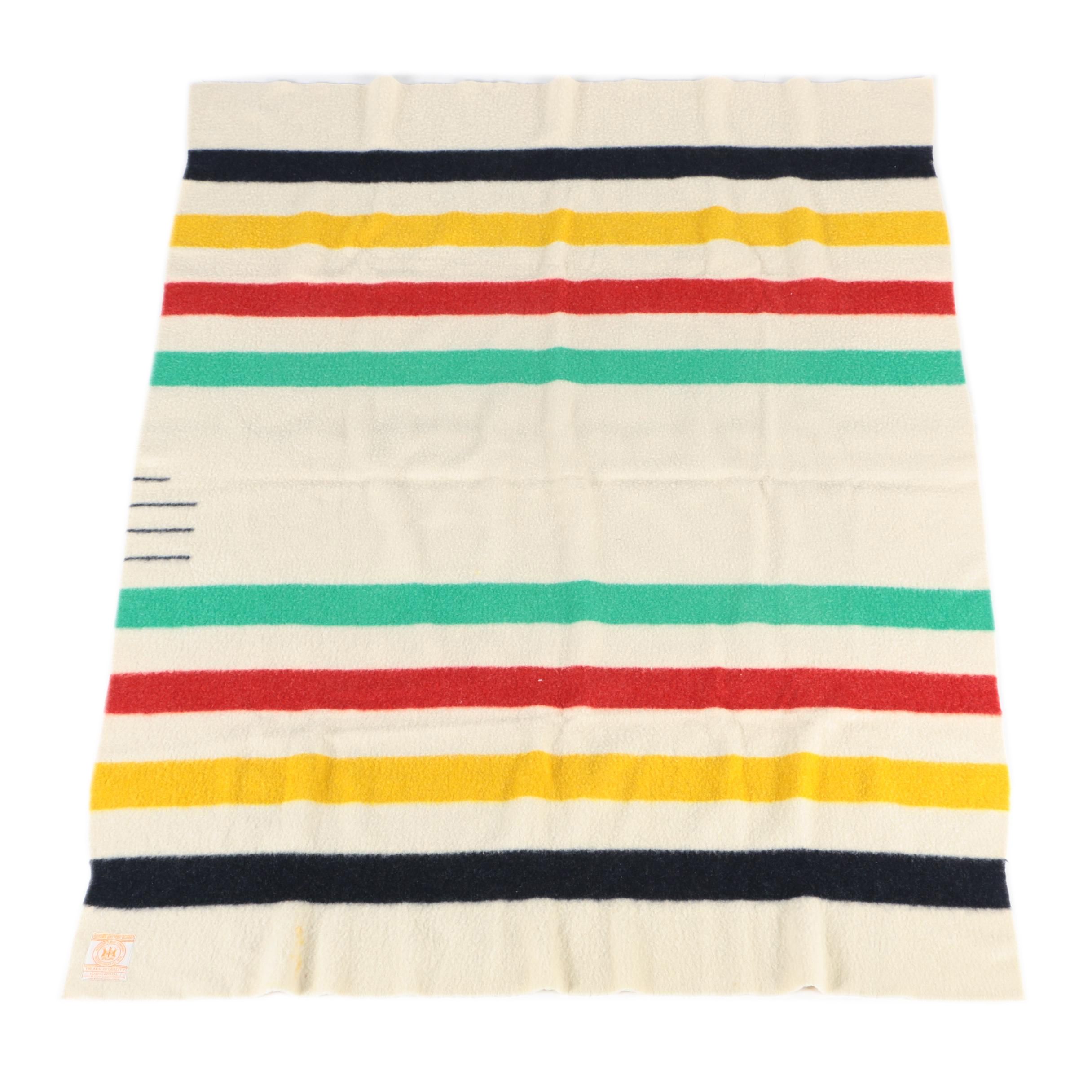 Vintage Hudson's Bay Wool Blanket