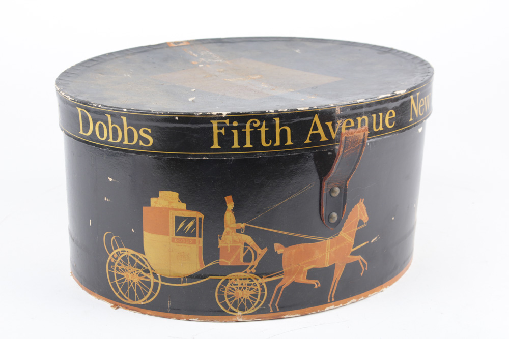 Men's Vintage Dieu Et Mon Droit Top Hat and Scarf