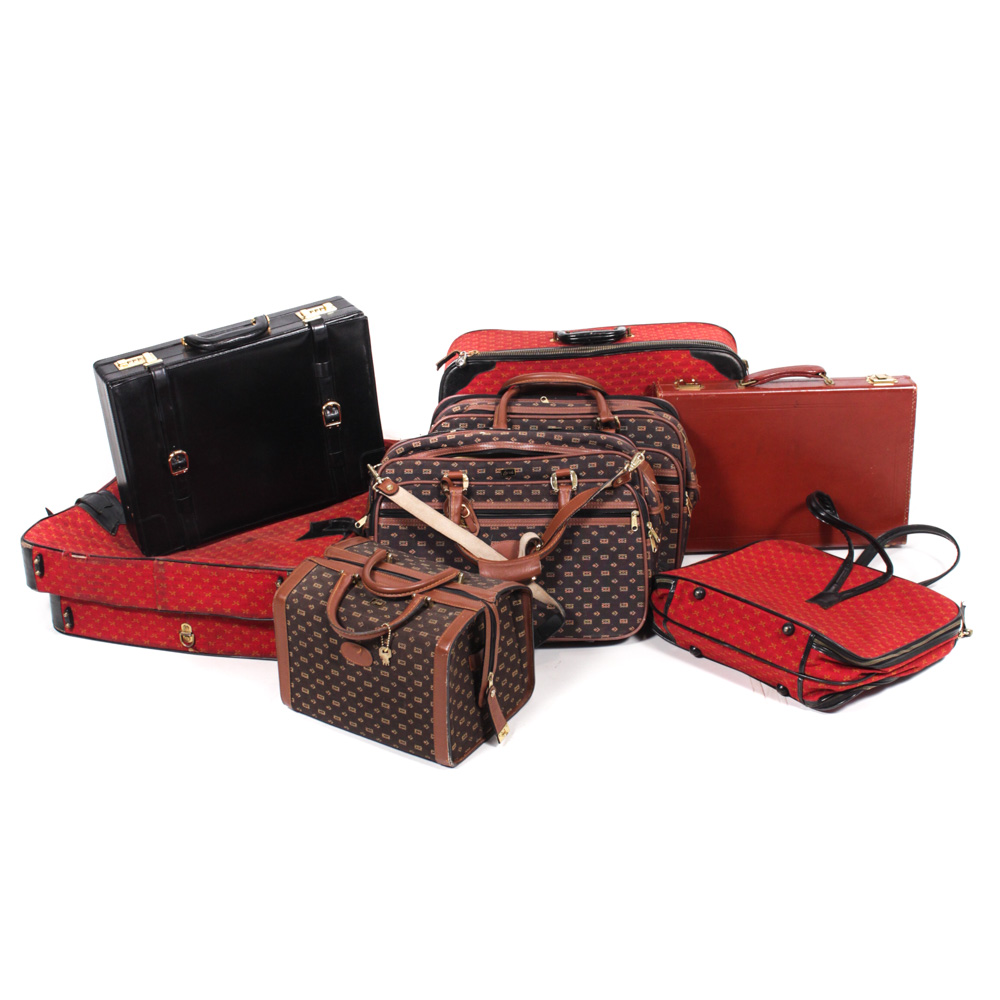 Vintage Luggage Featuring Lark and Giorgio Bernini