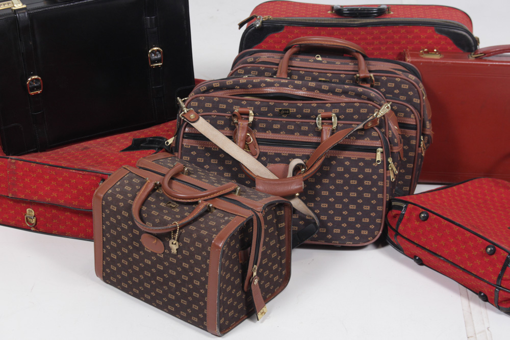 Vintage Luggage Featuring Lark and Giorgio Bernini