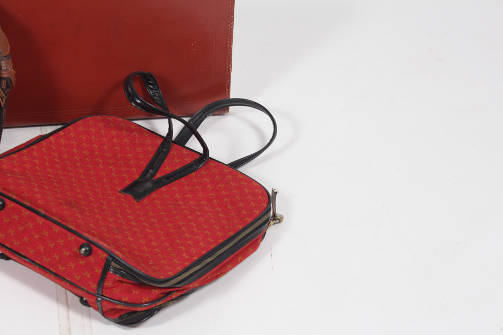 Vintage Luggage Featuring Lark and Giorgio Bernini