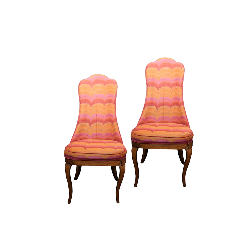 Vintage High Back Side Chairs