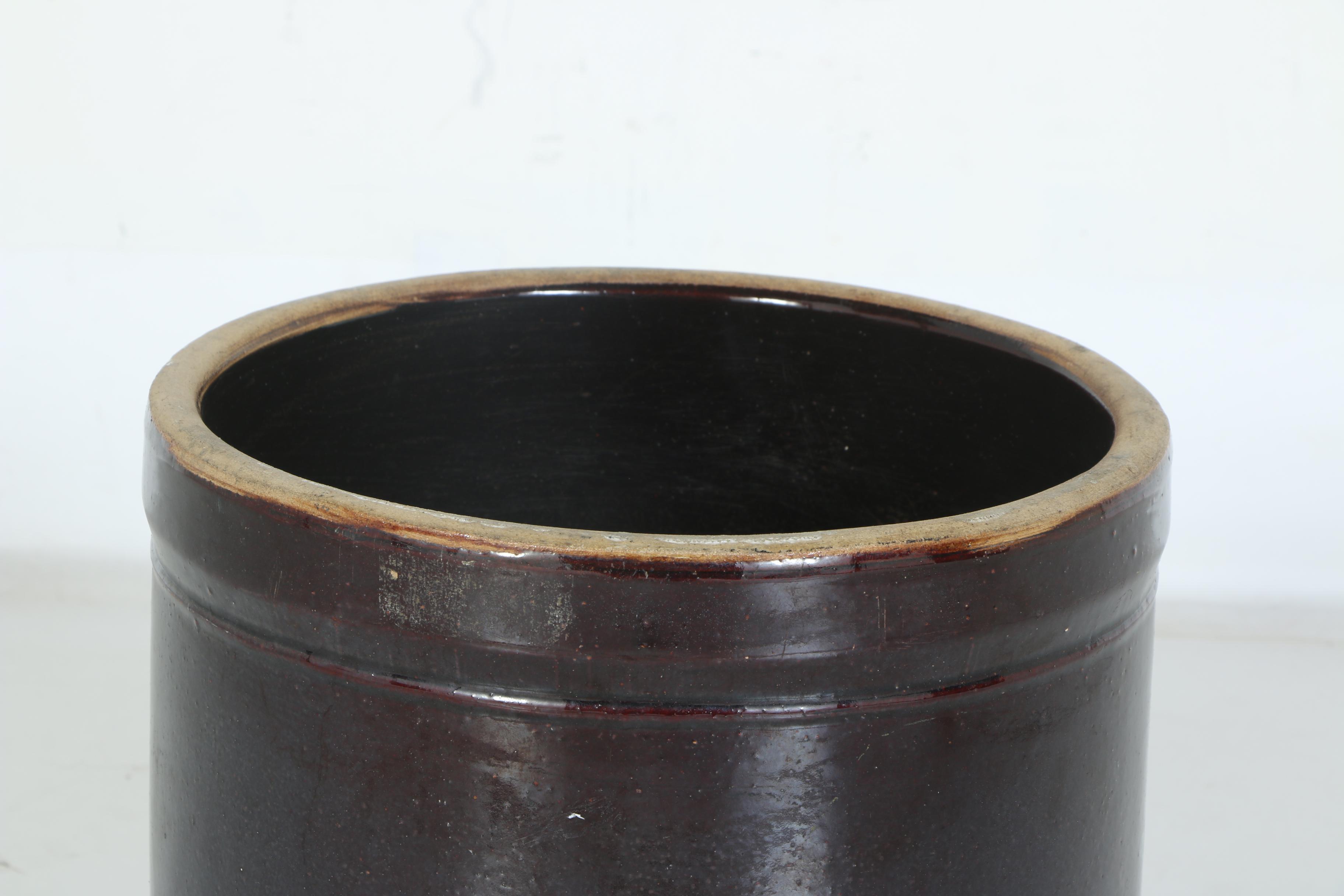 Vintage Nelson McCoy 6-Gallon Stoneware Crock