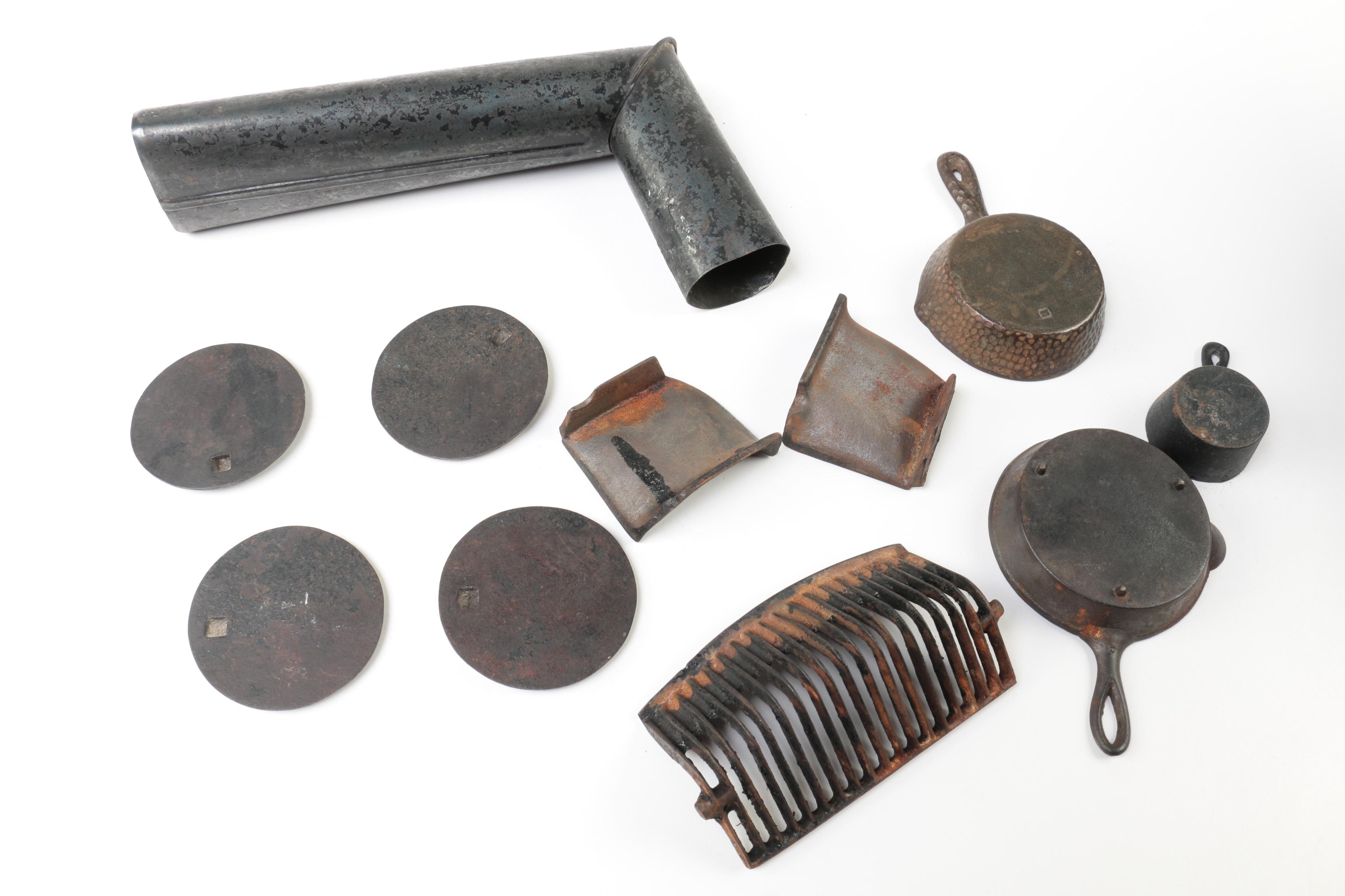 Late 1800s Adams, Peckover & Co. "Little Fanny" Cast Iron Sample Stove