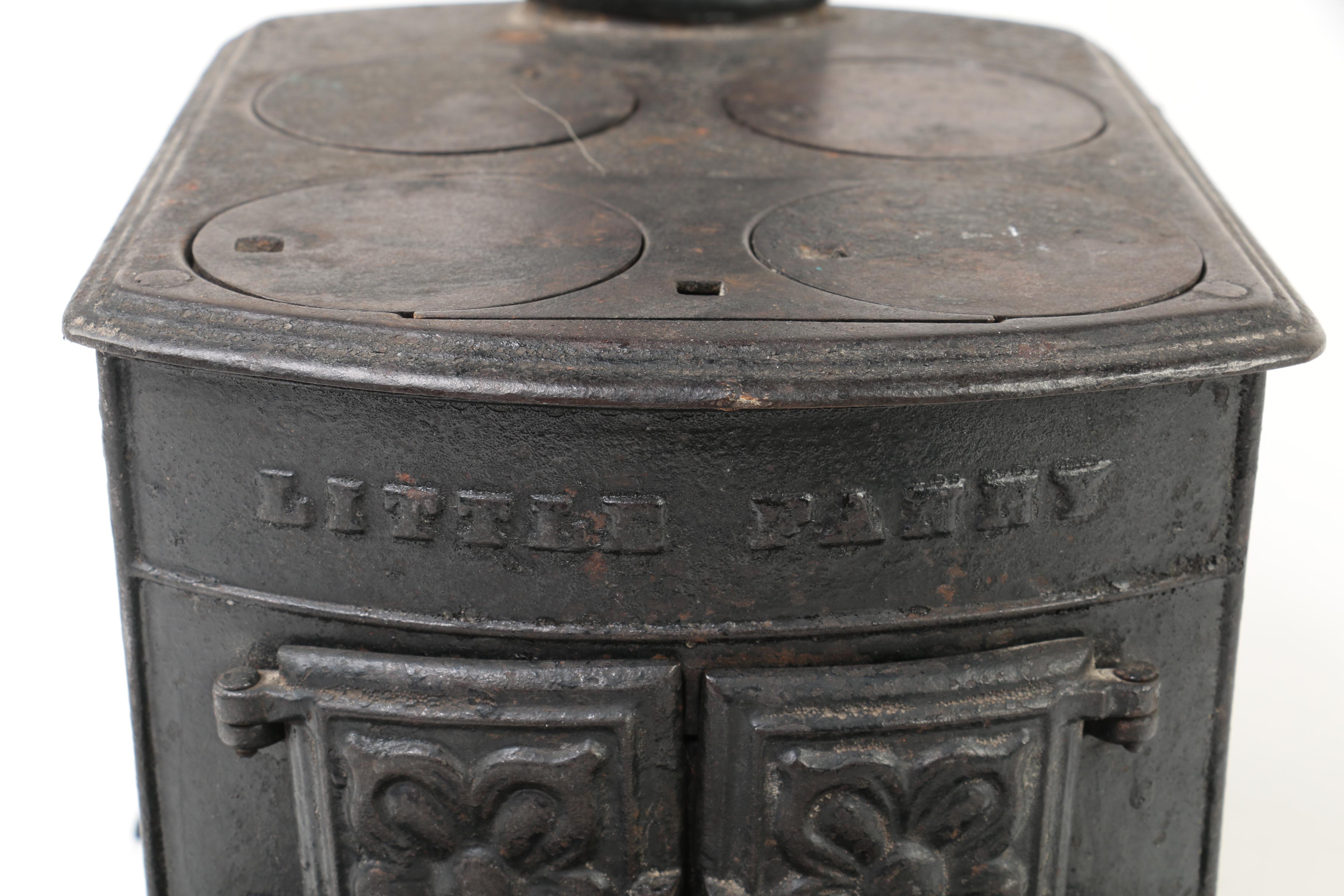 Late 1800s Adams, Peckover & Co. "Little Fanny" Cast Iron Sample Stove