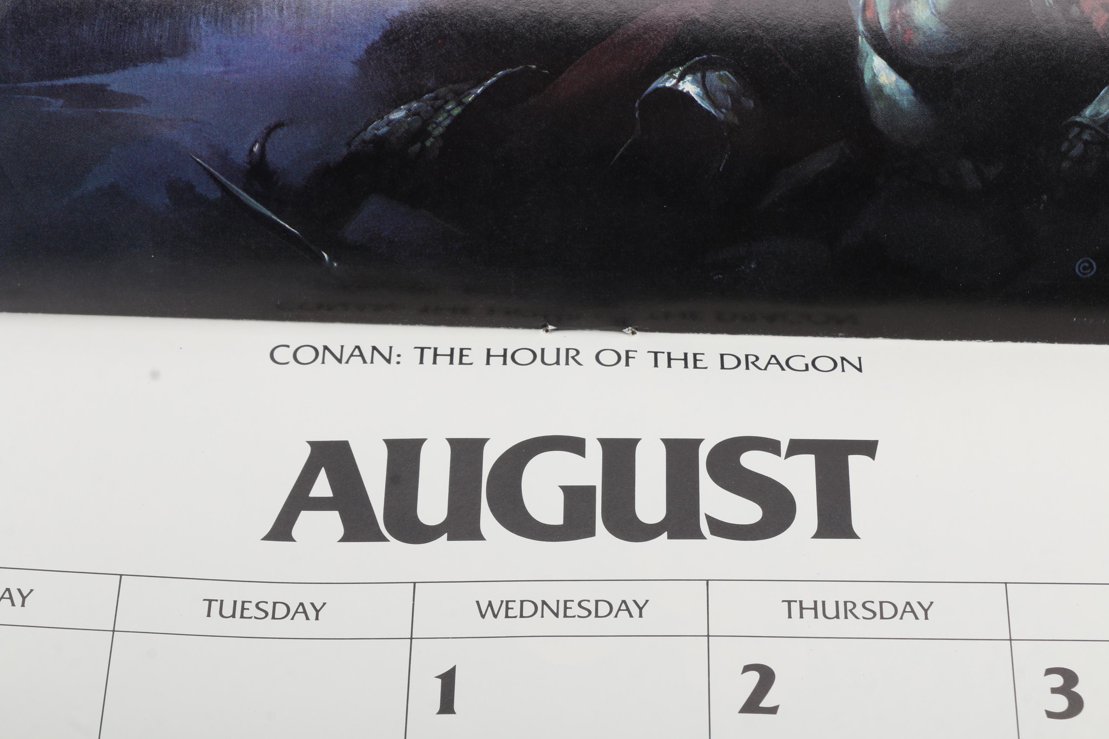 1979 "Ken Kelly's Robert E. Howard Heroic Fantasy" Calendar