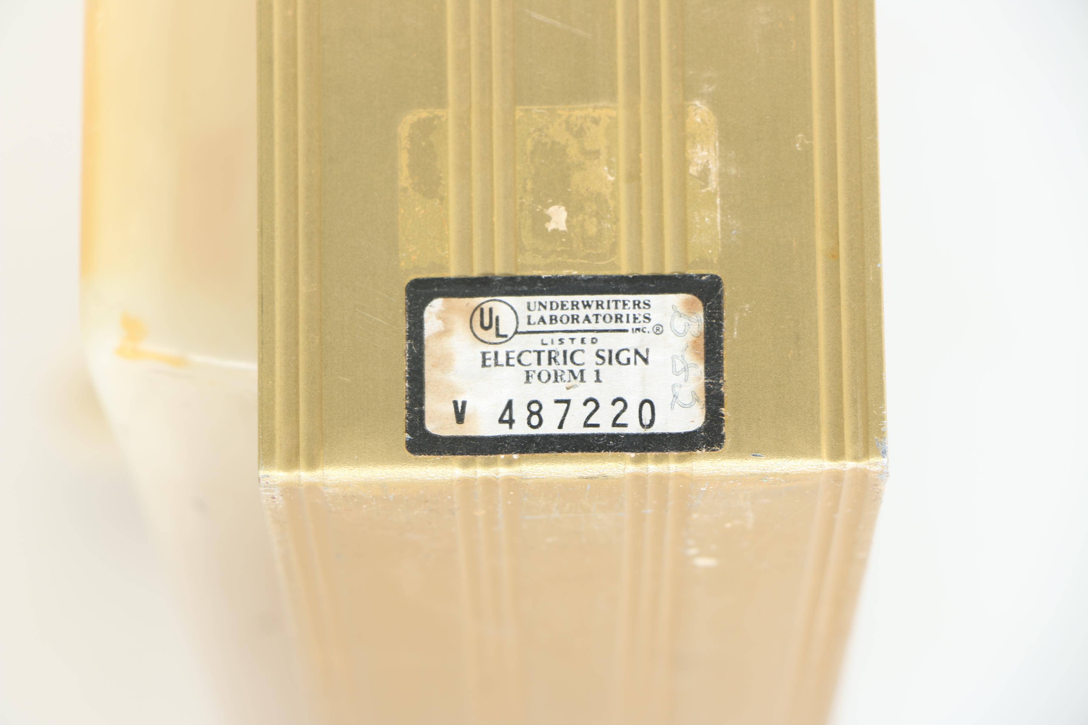 Walt Disney Home Video "Authorized Dealer" Sign