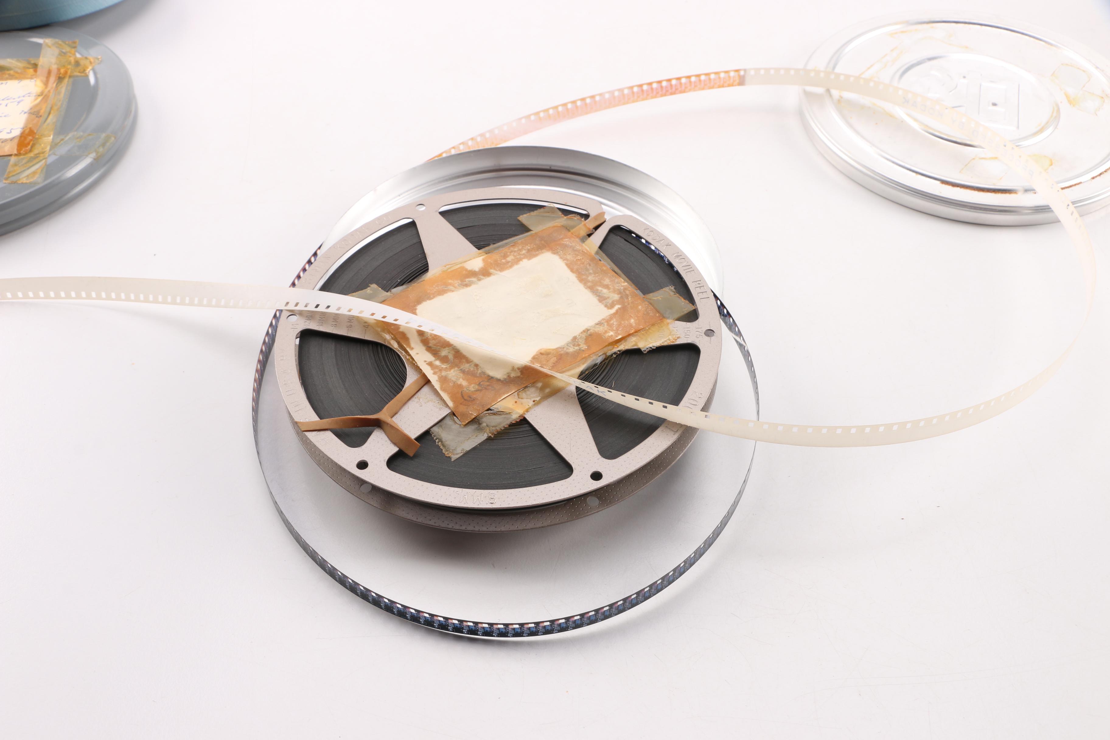 Vintage Kodak Brownie 8mm Movie Camera with Film Reels