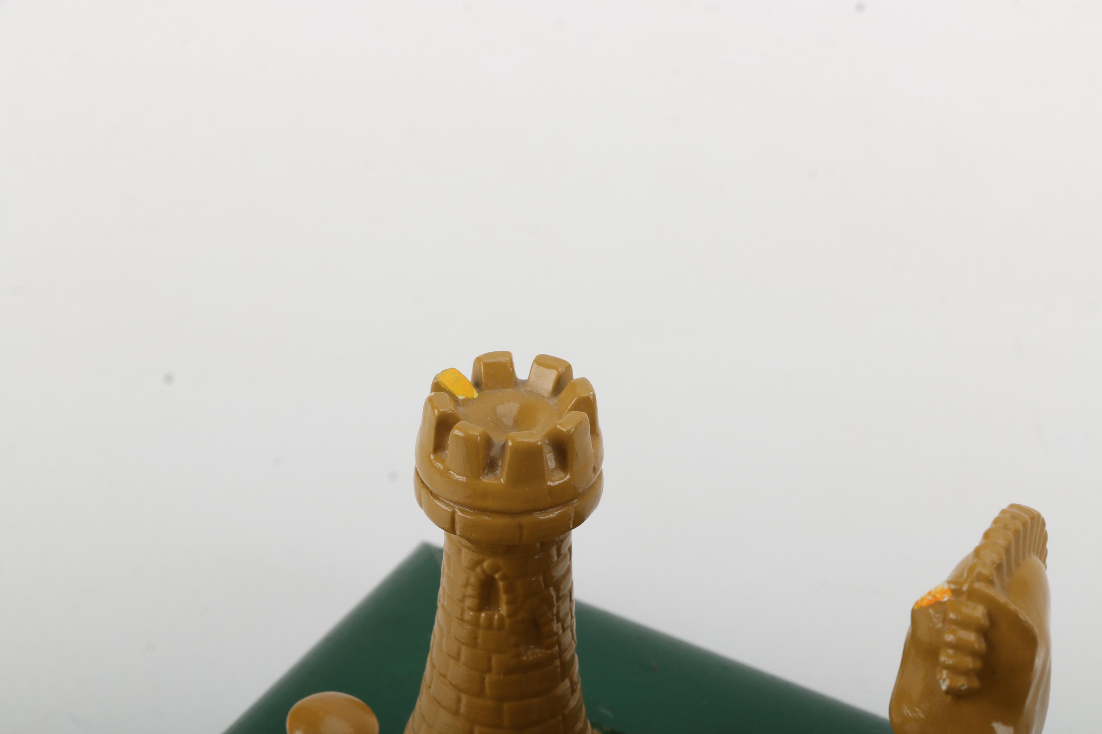 Yellow and Green Chess Board