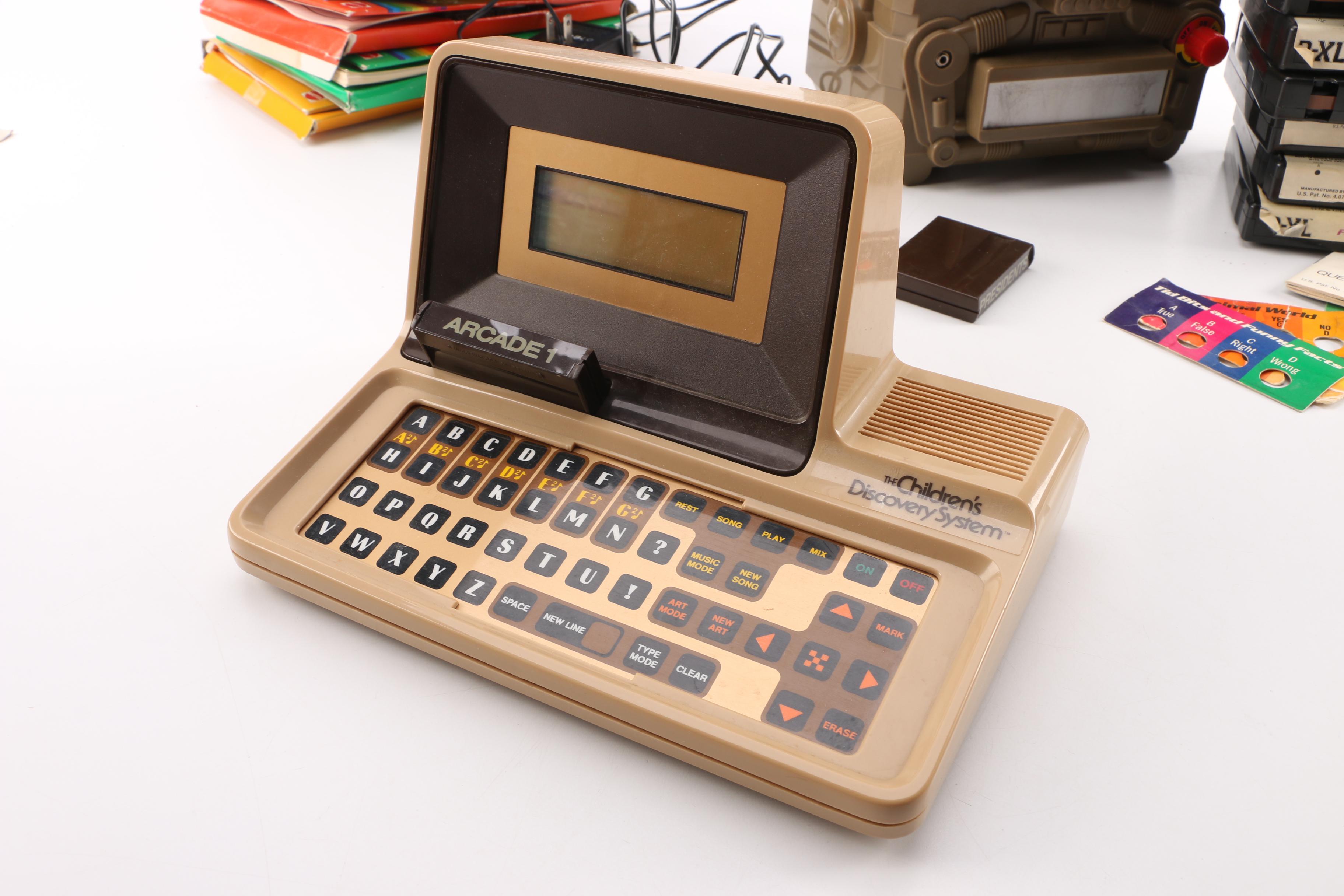 Early 1980s Mego 2-XL Robot and Mattel Children's Discovery System