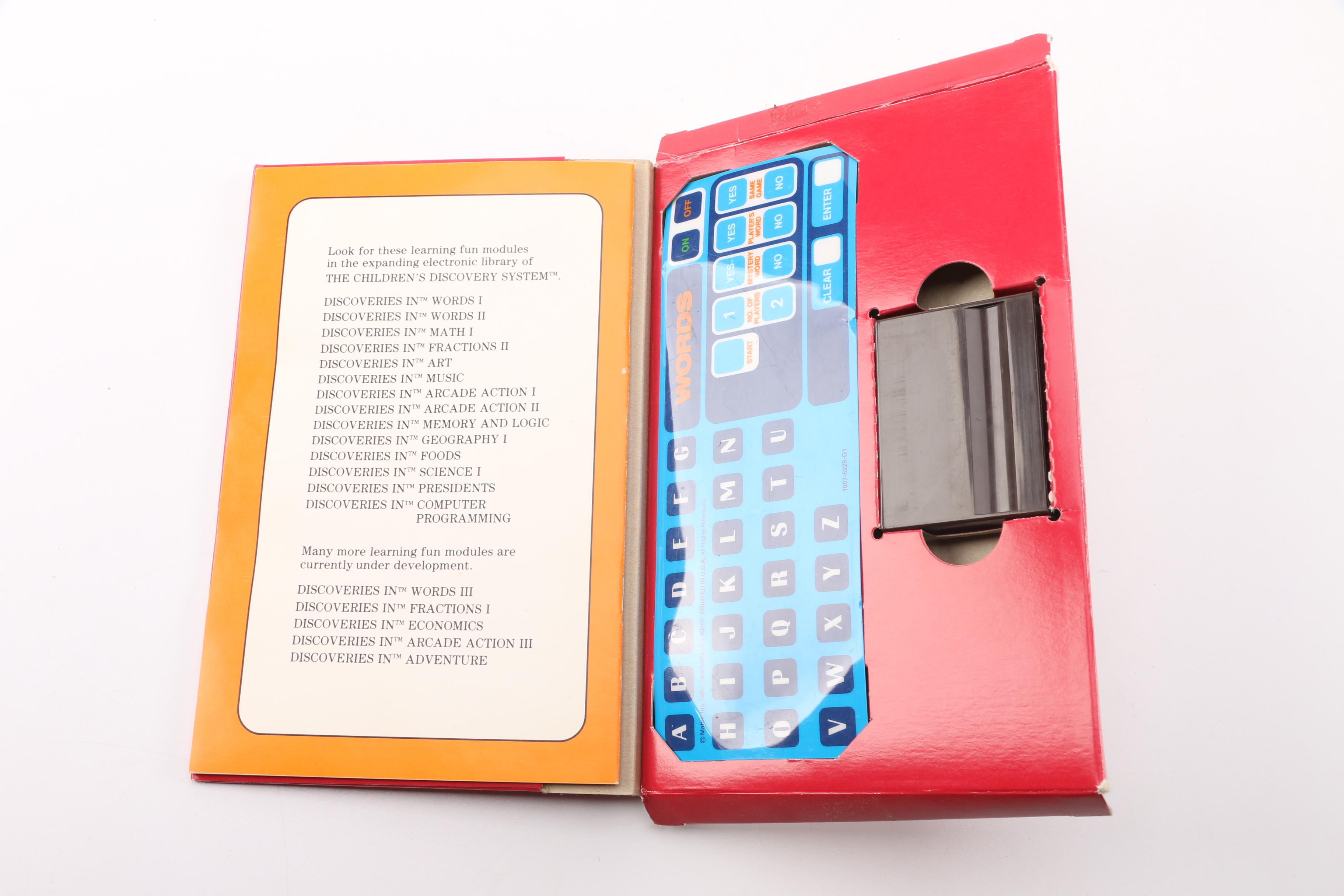 Early 1980s Mego 2-XL Robot and Mattel Children's Discovery System