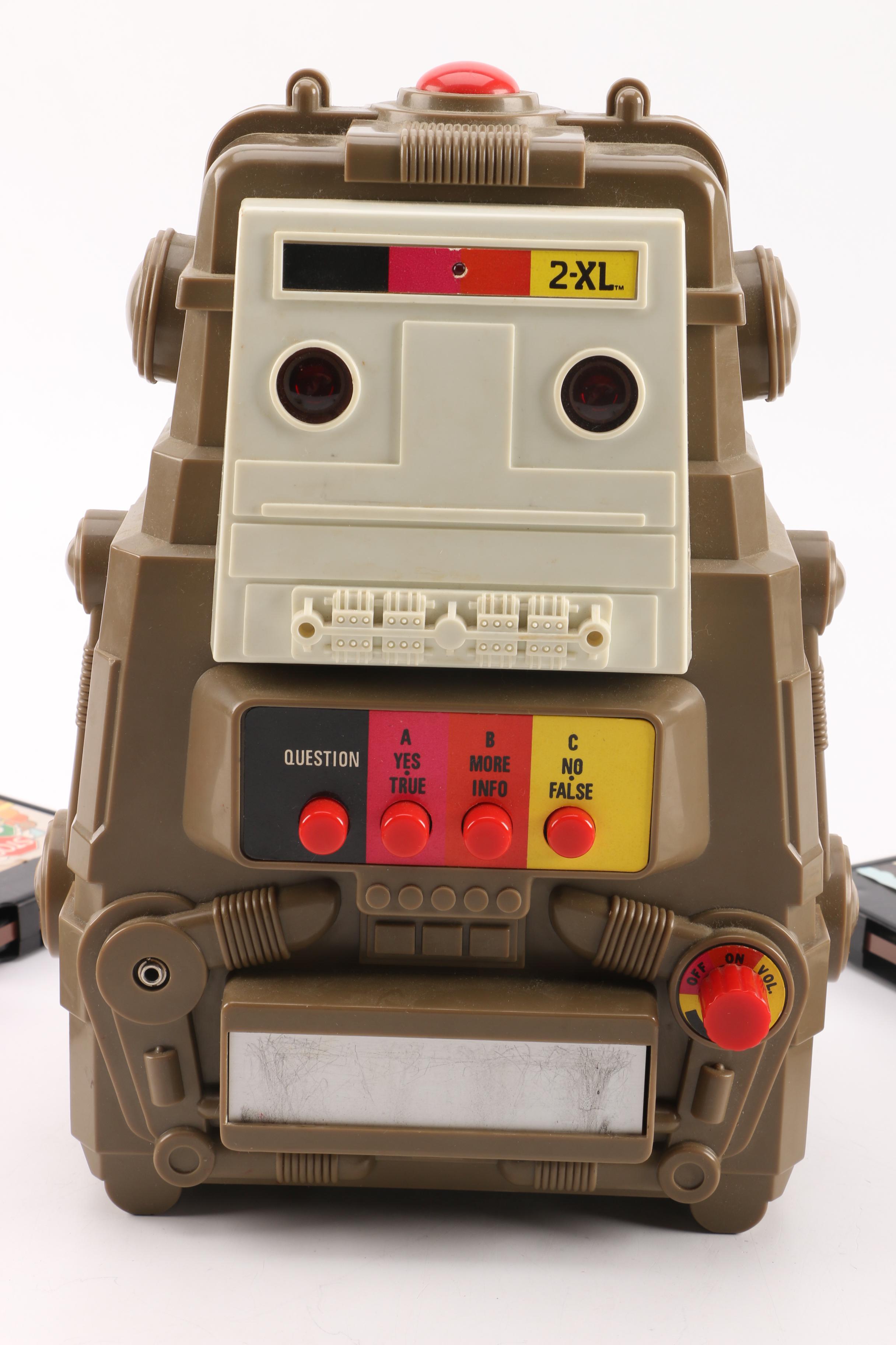 Early 1980s Mego 2-XL Robot and Mattel Children's Discovery System