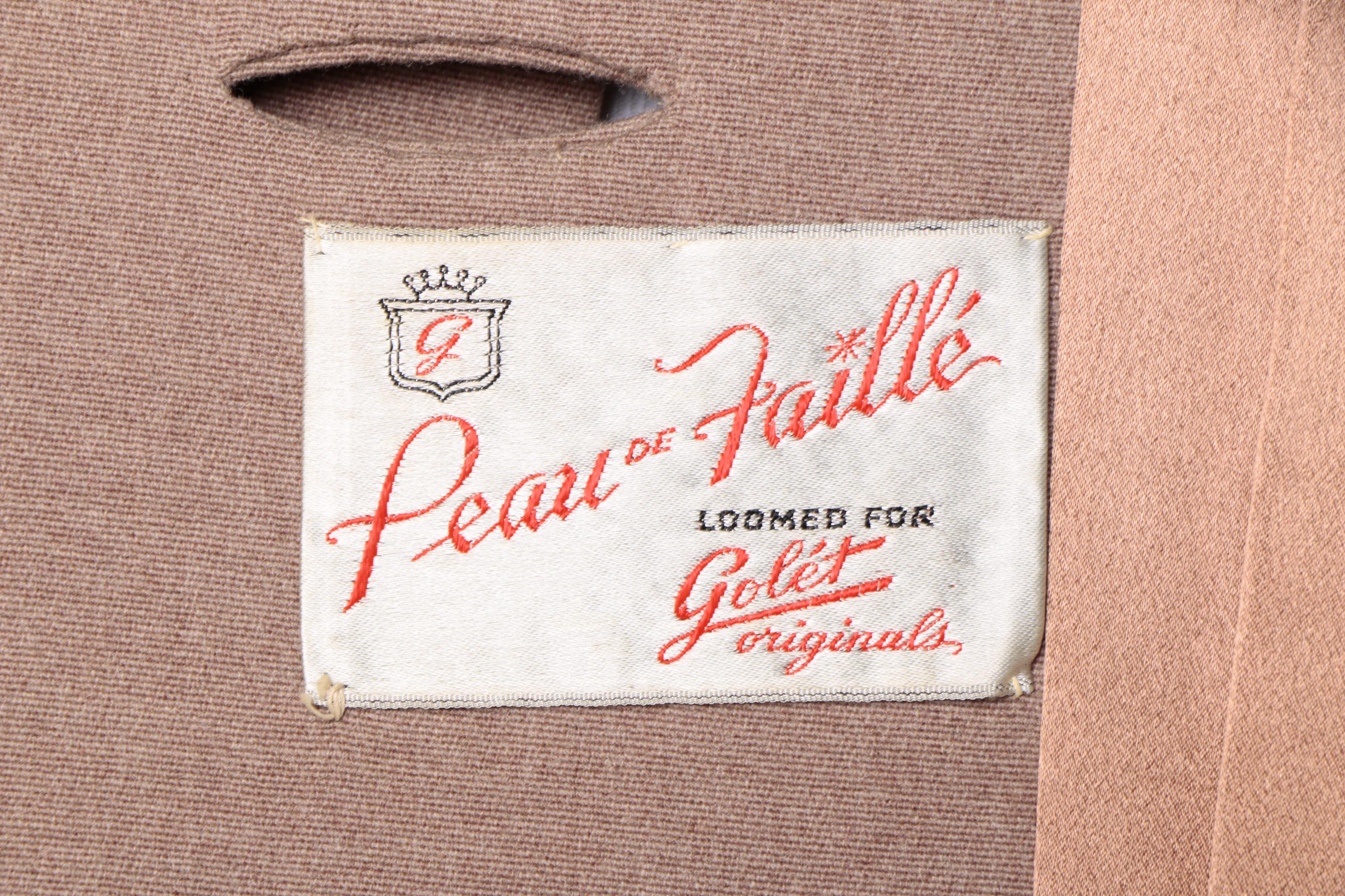 Vintage Coat with Mink Collar