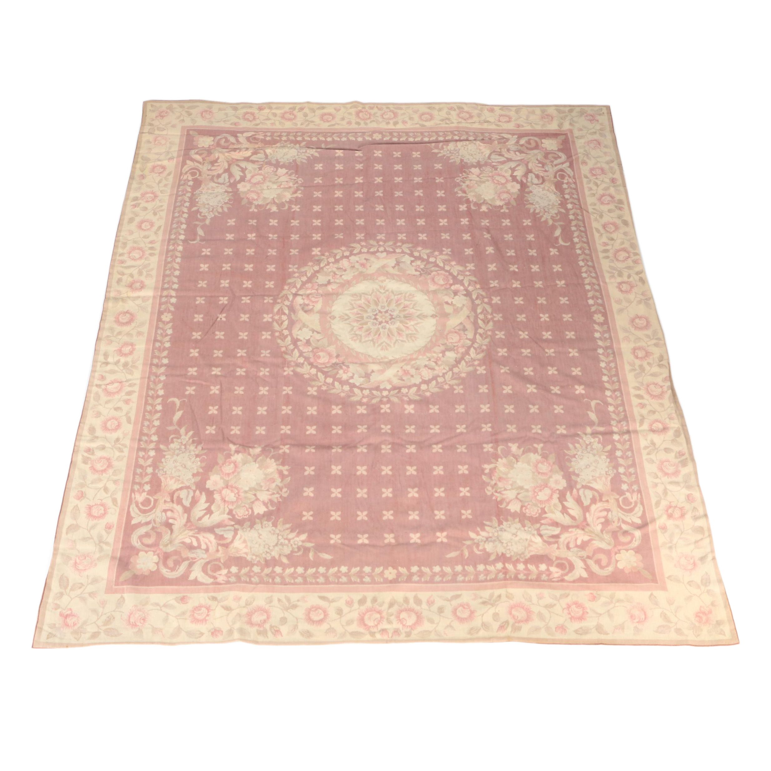 Aubusson Style Needlepoint Area Rug