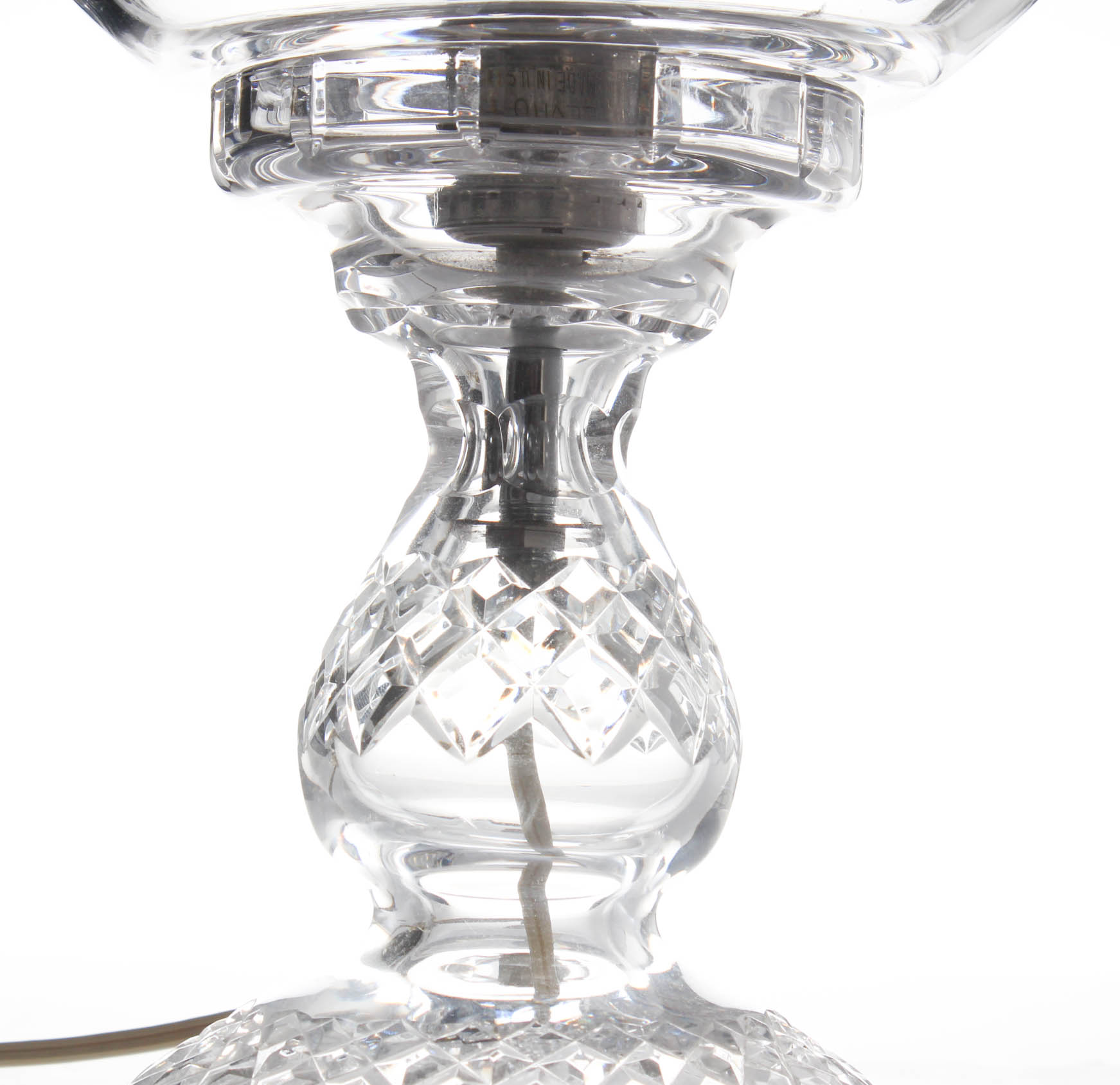Waterford Crystal "Lismore" Table Lamp