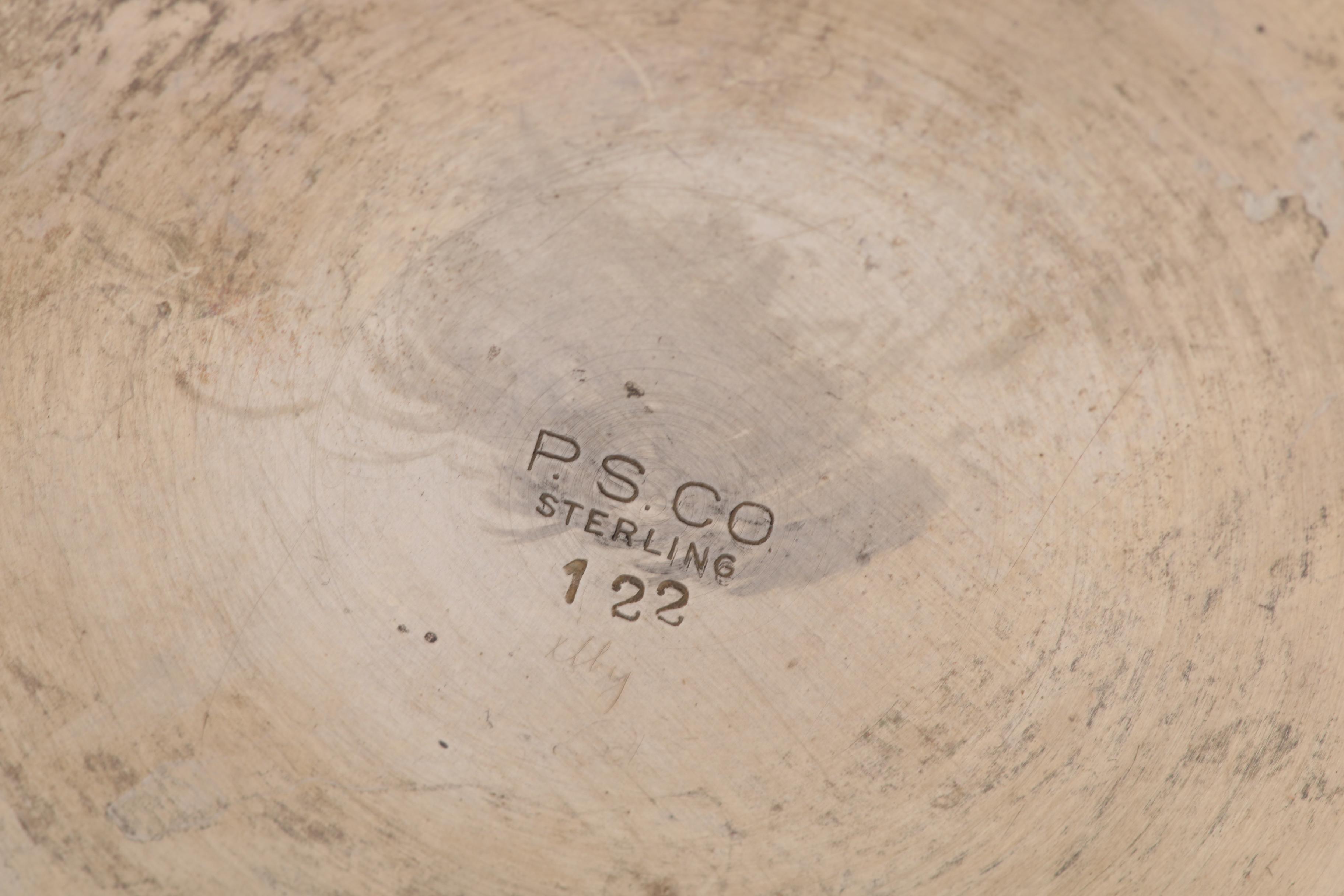 Preisner Sterling Silver Footed Water Pitcher