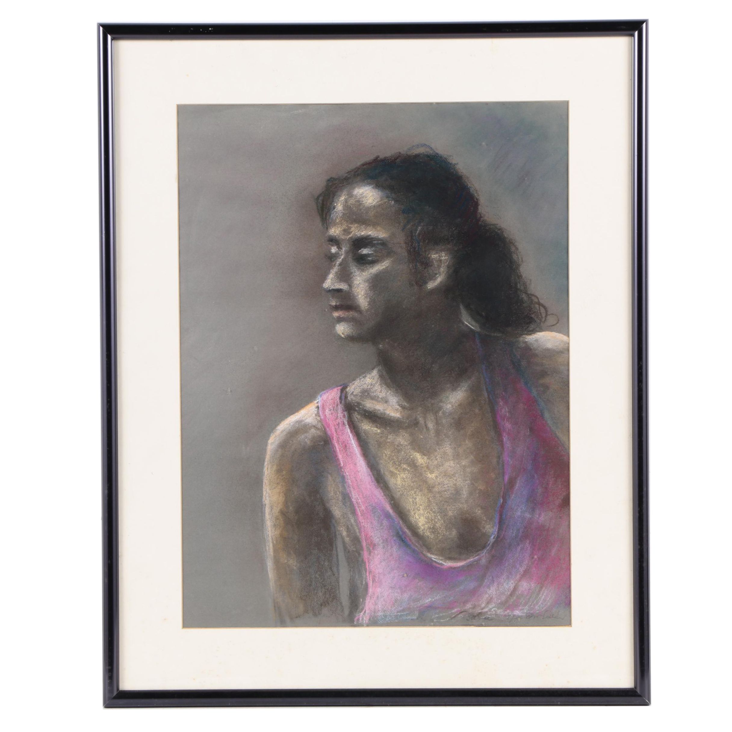 Eloe Woolf-Laiken Pastel Portrait "Sara"