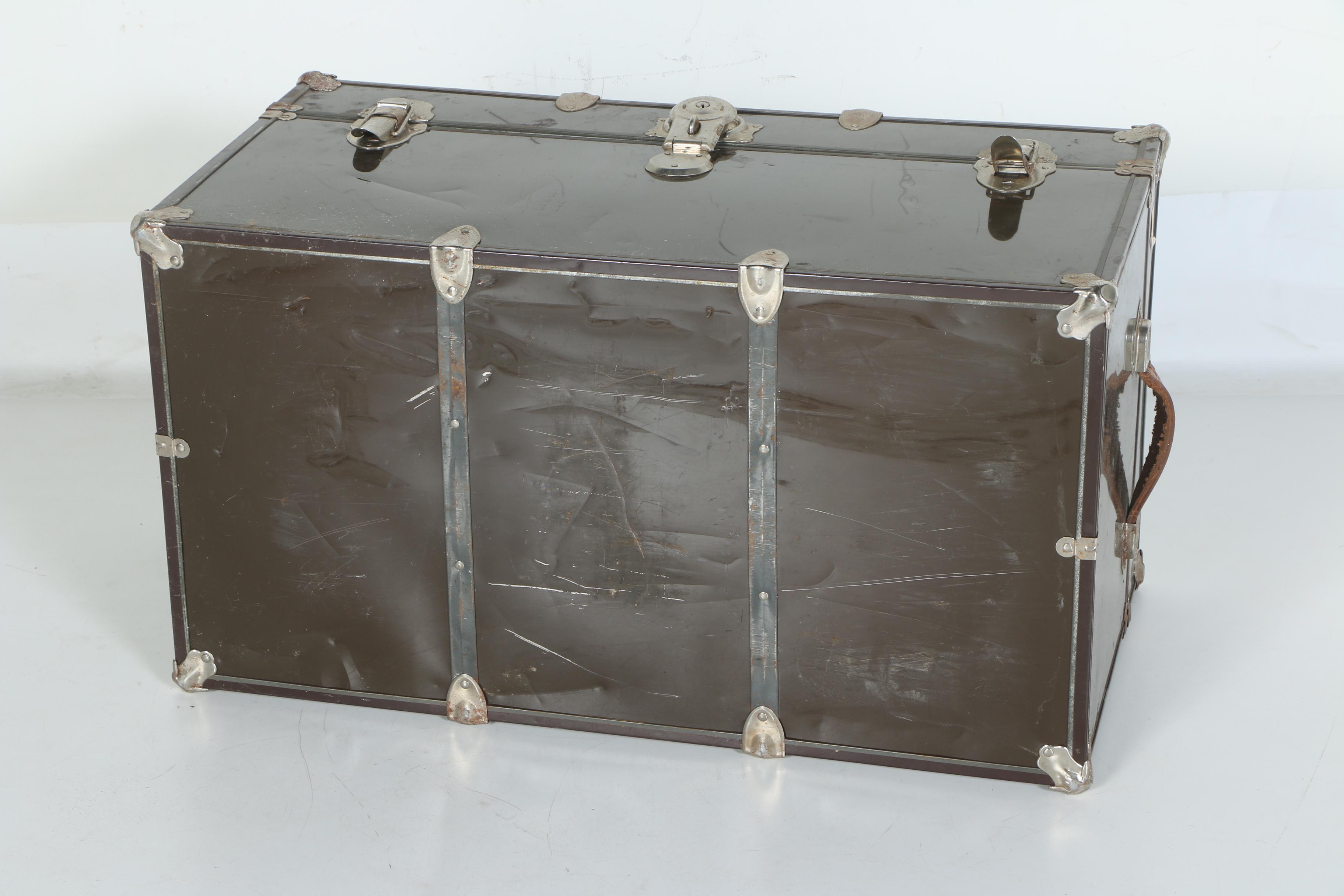 Vintage Metal Foot Locker