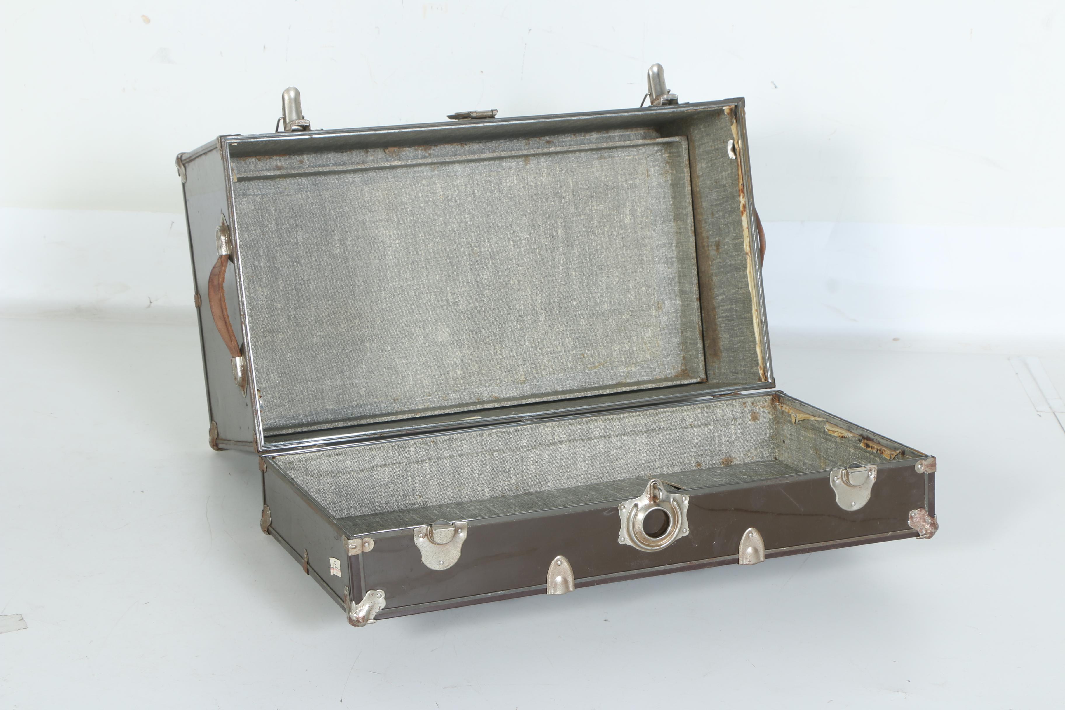 Vintage Metal Foot Locker